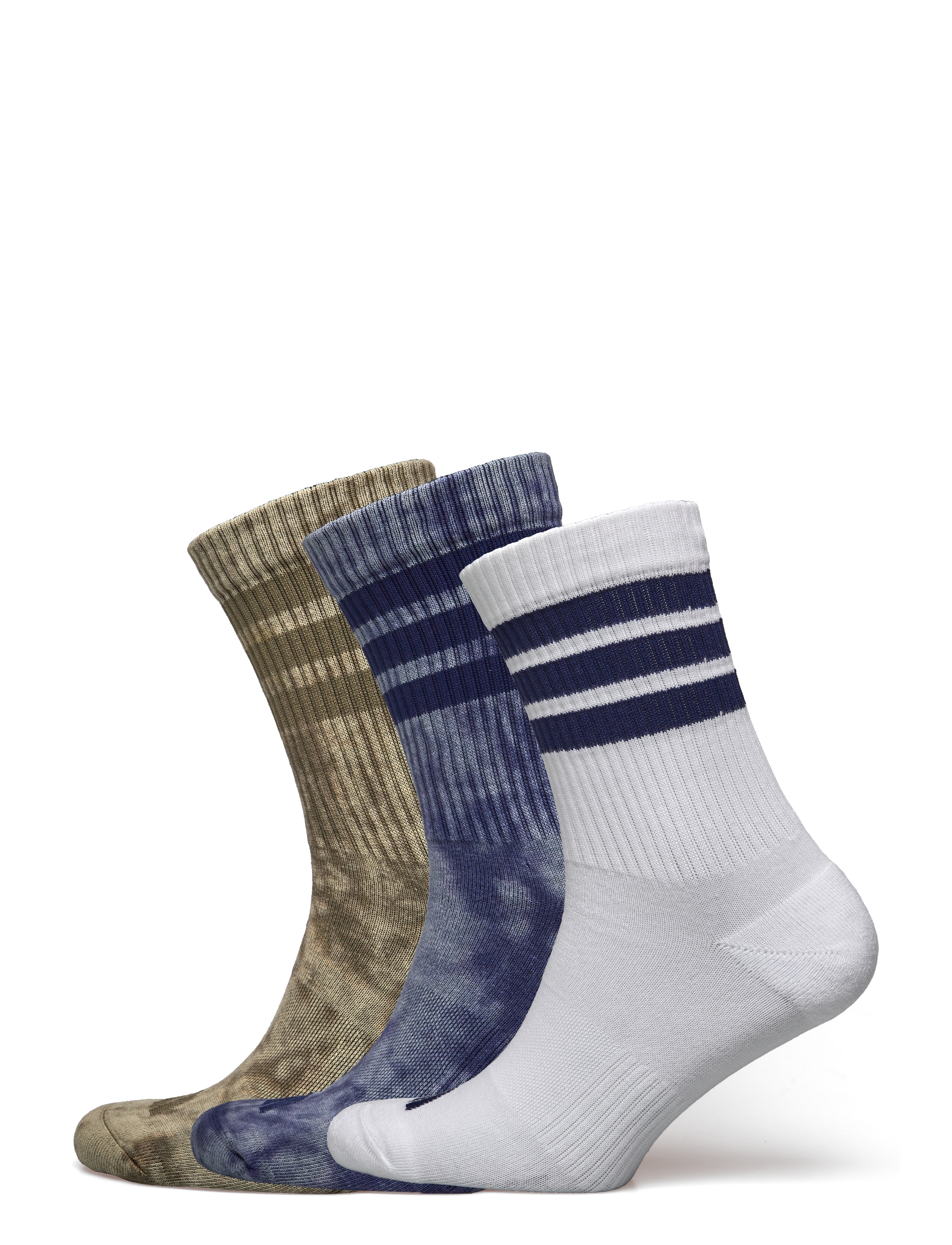 adidas Performance 3S C CRW WSH 3P - Strømper - ROYBLU/OLISTR/WHITE / multi