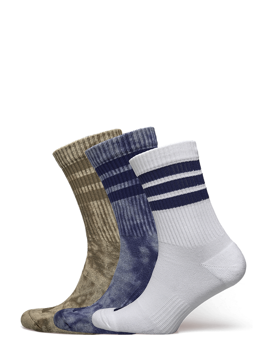 adidas Performance - 3S C CRW WSH 3P - sportstrømper - royblu/olistr/white - 0