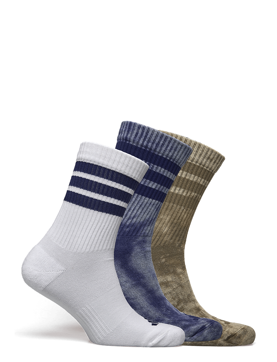 adidas Performance - 3S C CRW WSH 3P - sportstrømper - royblu/olistr/white - 3