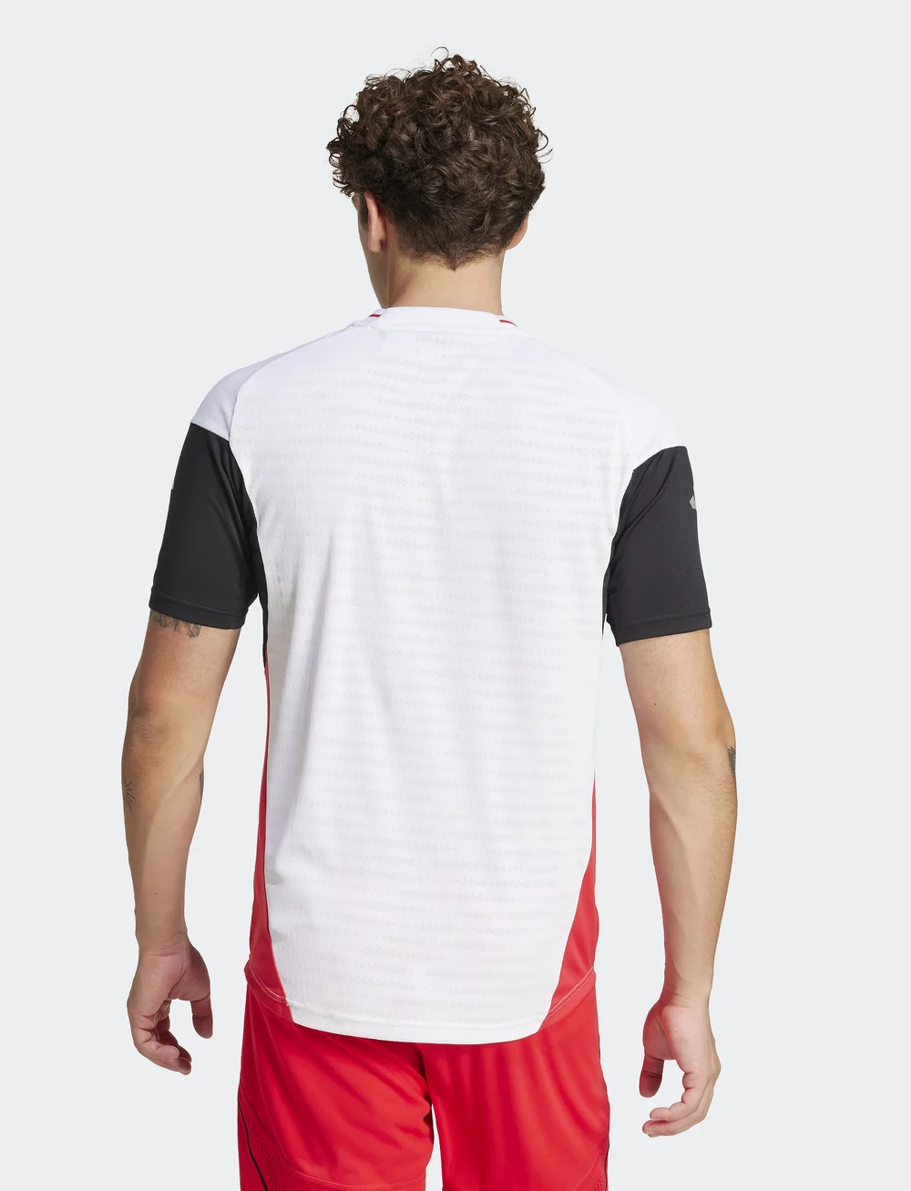 adidas Performance - TIRO25P TR JSY - t-shirts - white/purrub - 4