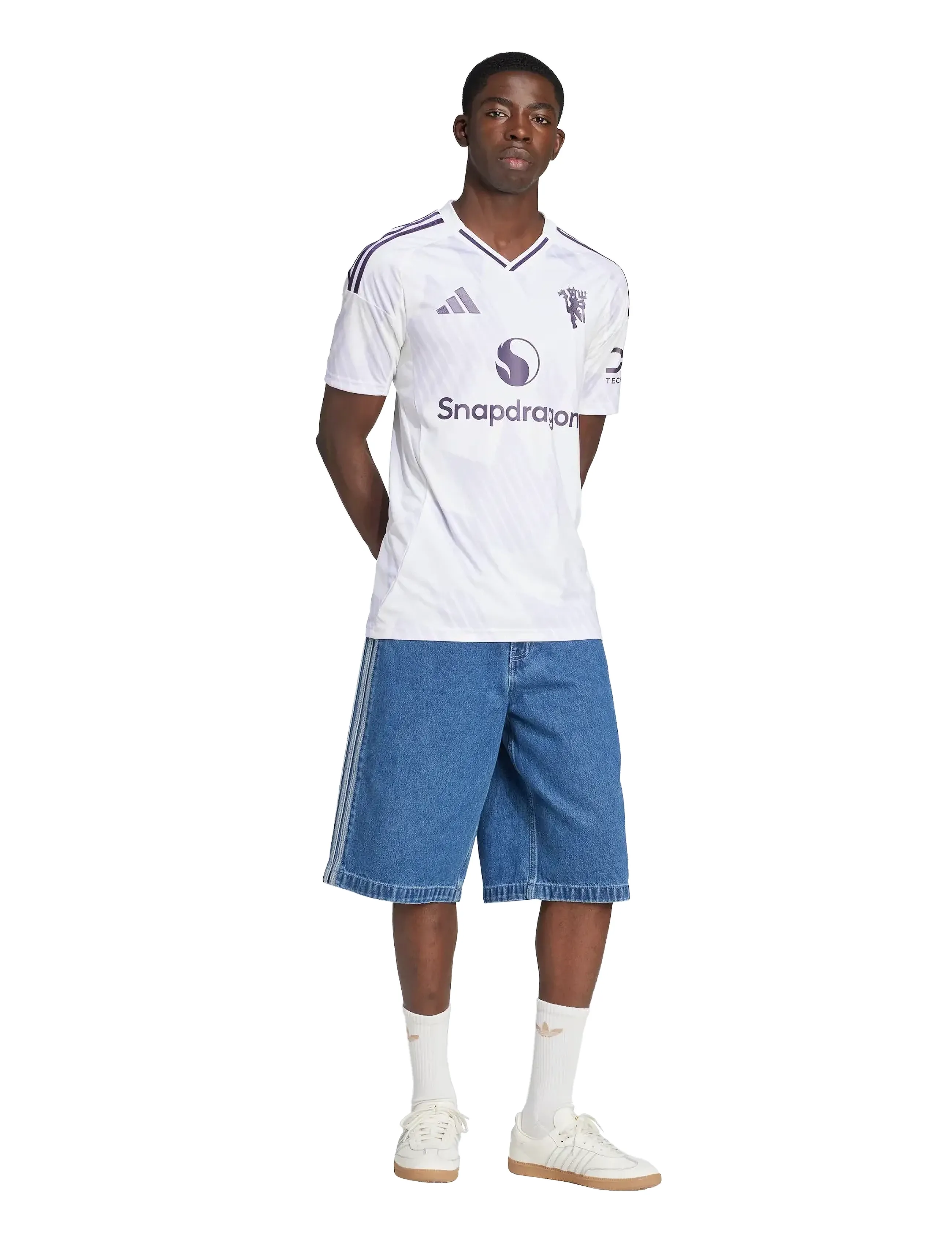 adidas Performance - MUFC A JSY - fußballoberteile - white - 4
