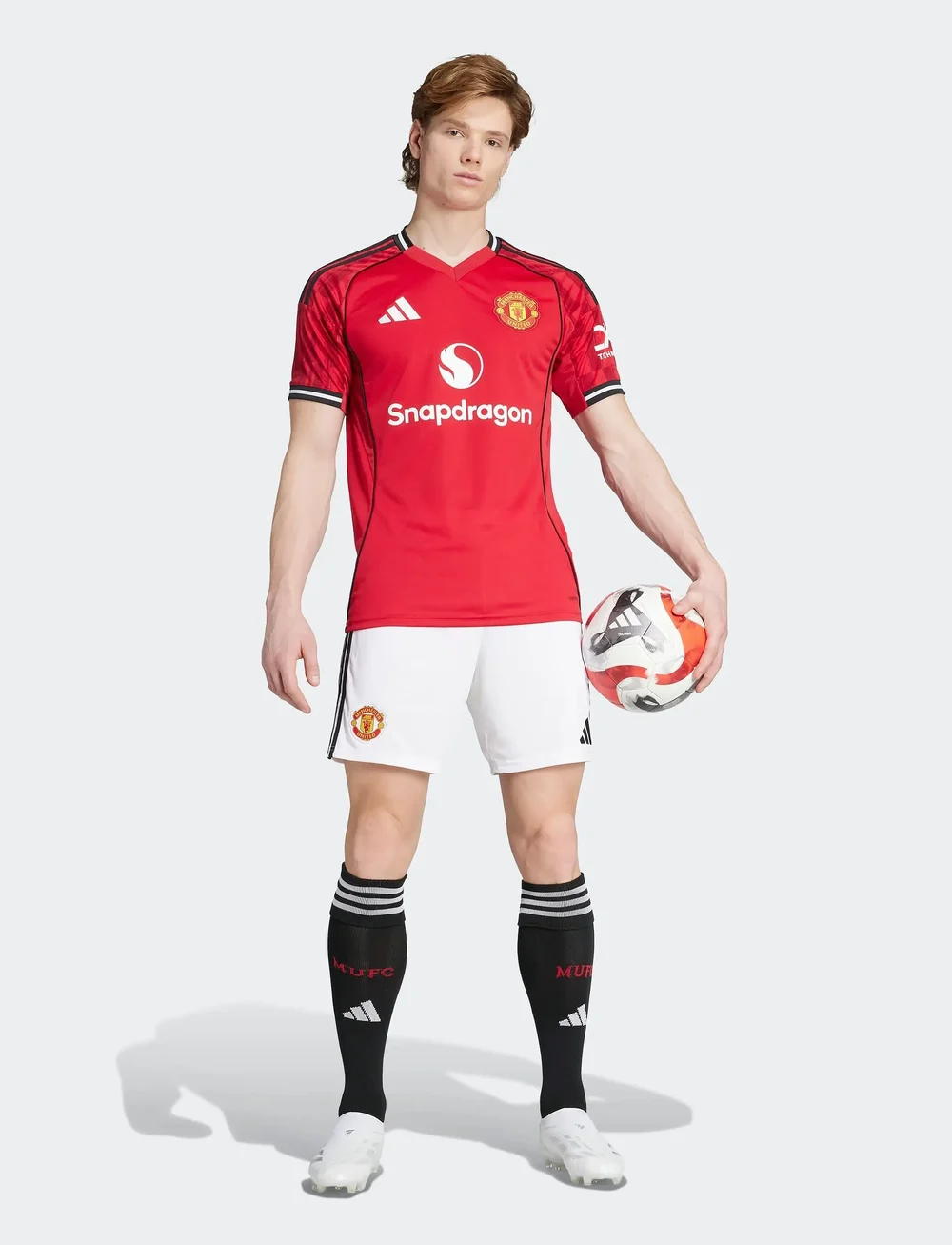 adidas Performance - MUFC H SHO - underdele - white - 4