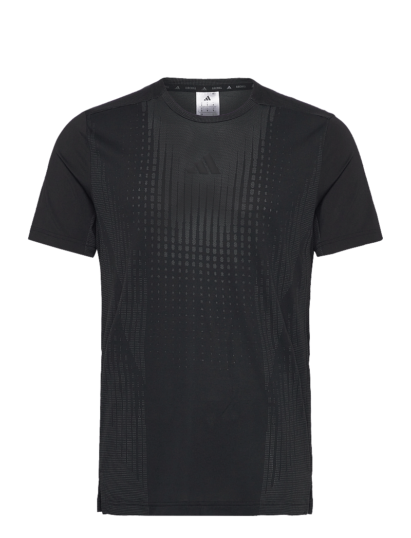 adidas Performance - AIRCHILL TEE - t-shirts - black/gresix - 1