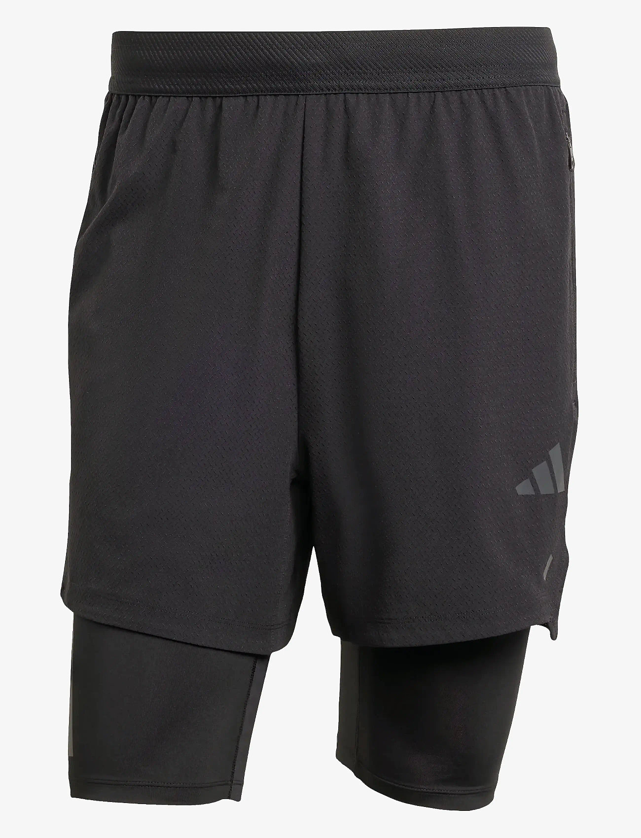 adidas Performance - POWER 2IN1 SHO - träningsshorts - black/carbon - 1