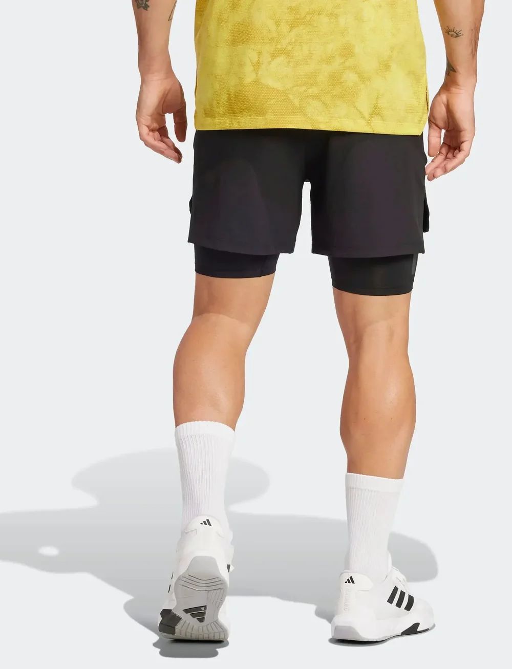 adidas Performance - POWER 2IN1 SHO - trainingsshorts - black/carbon - 2