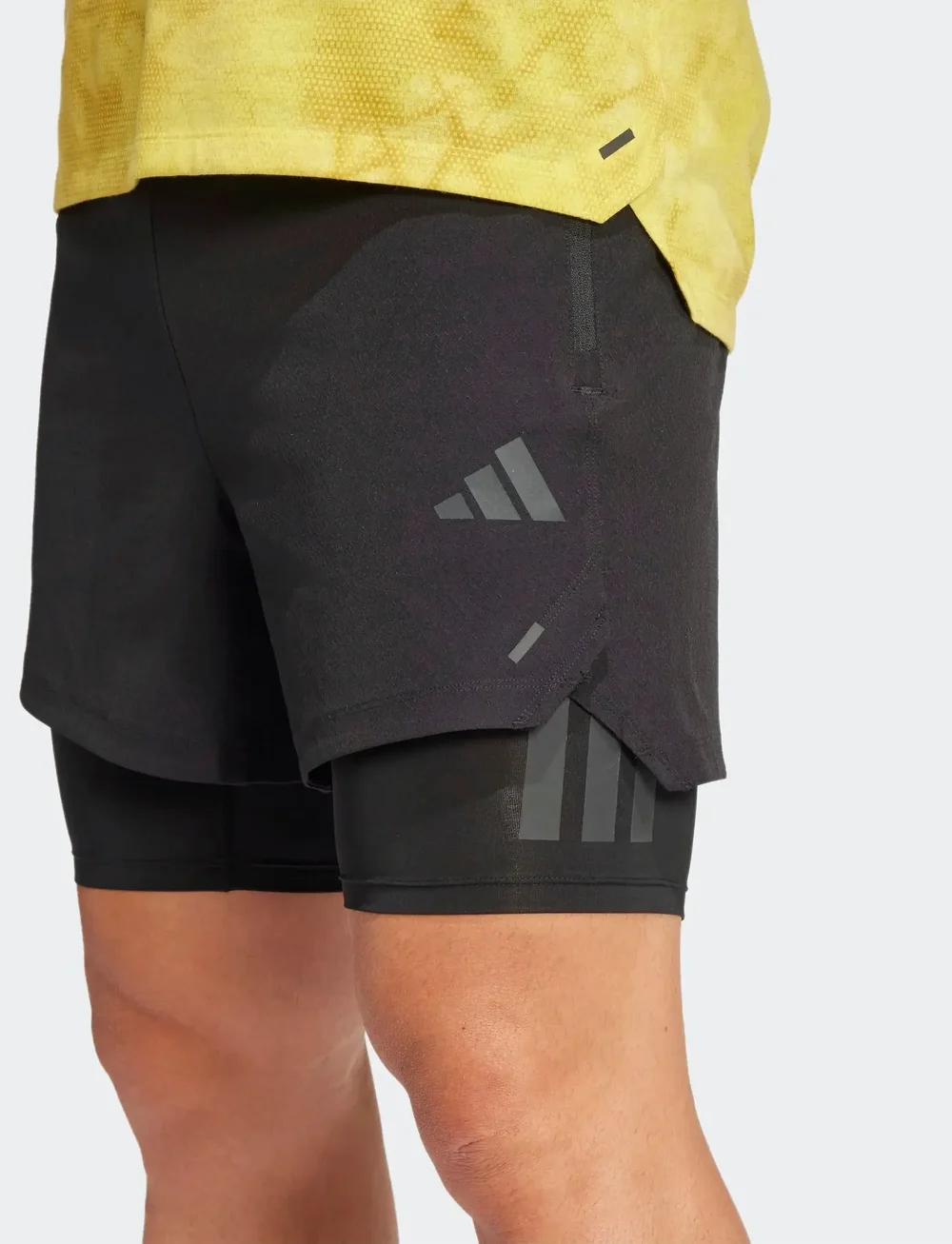 adidas Performance - POWER 2IN1 SHO - trainingsshorts - black/carbon - 4