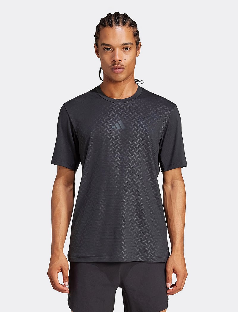adidas Performance - POWER 3S TEE - black - 0