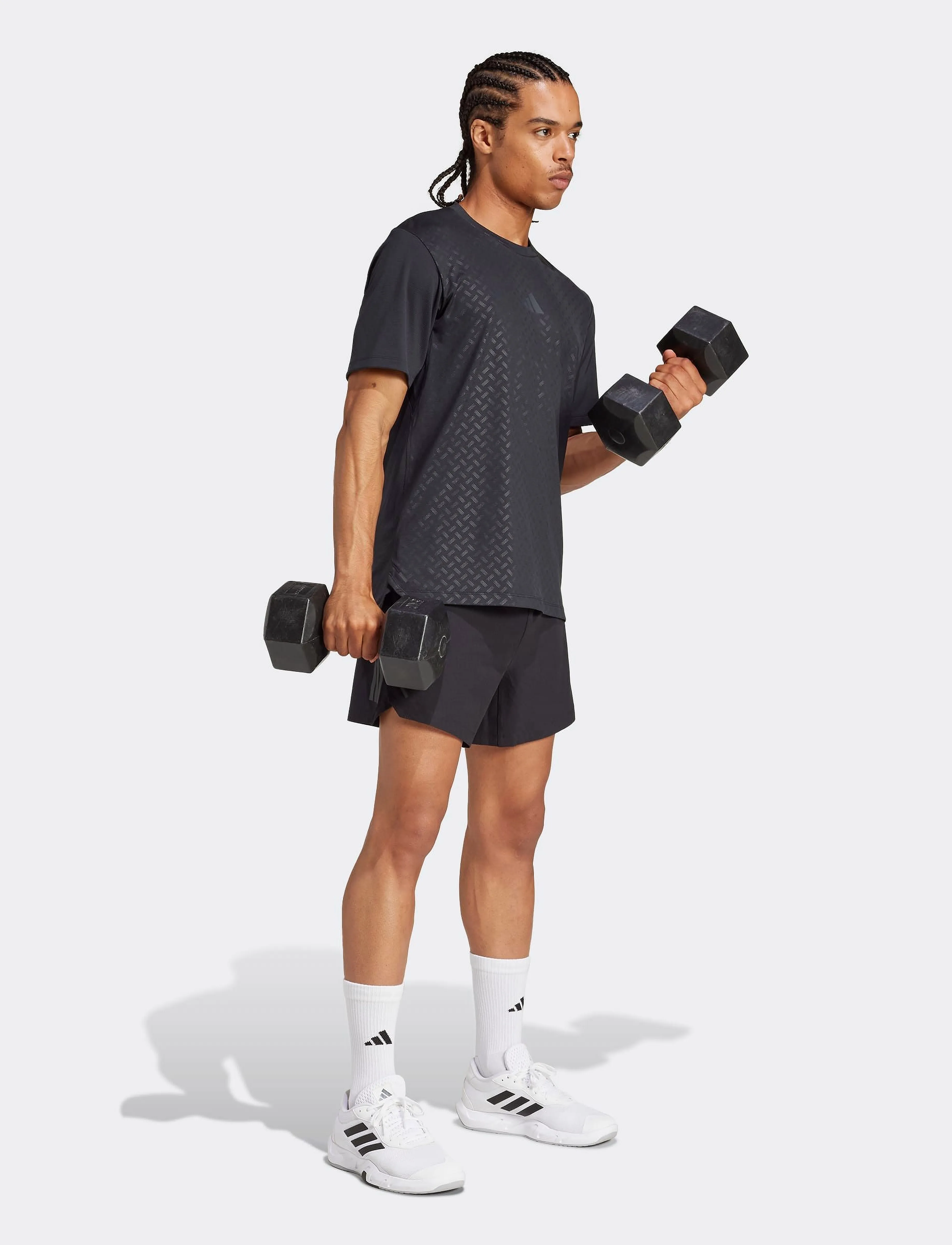 adidas Performance - POWER 3S TEE - black - 3