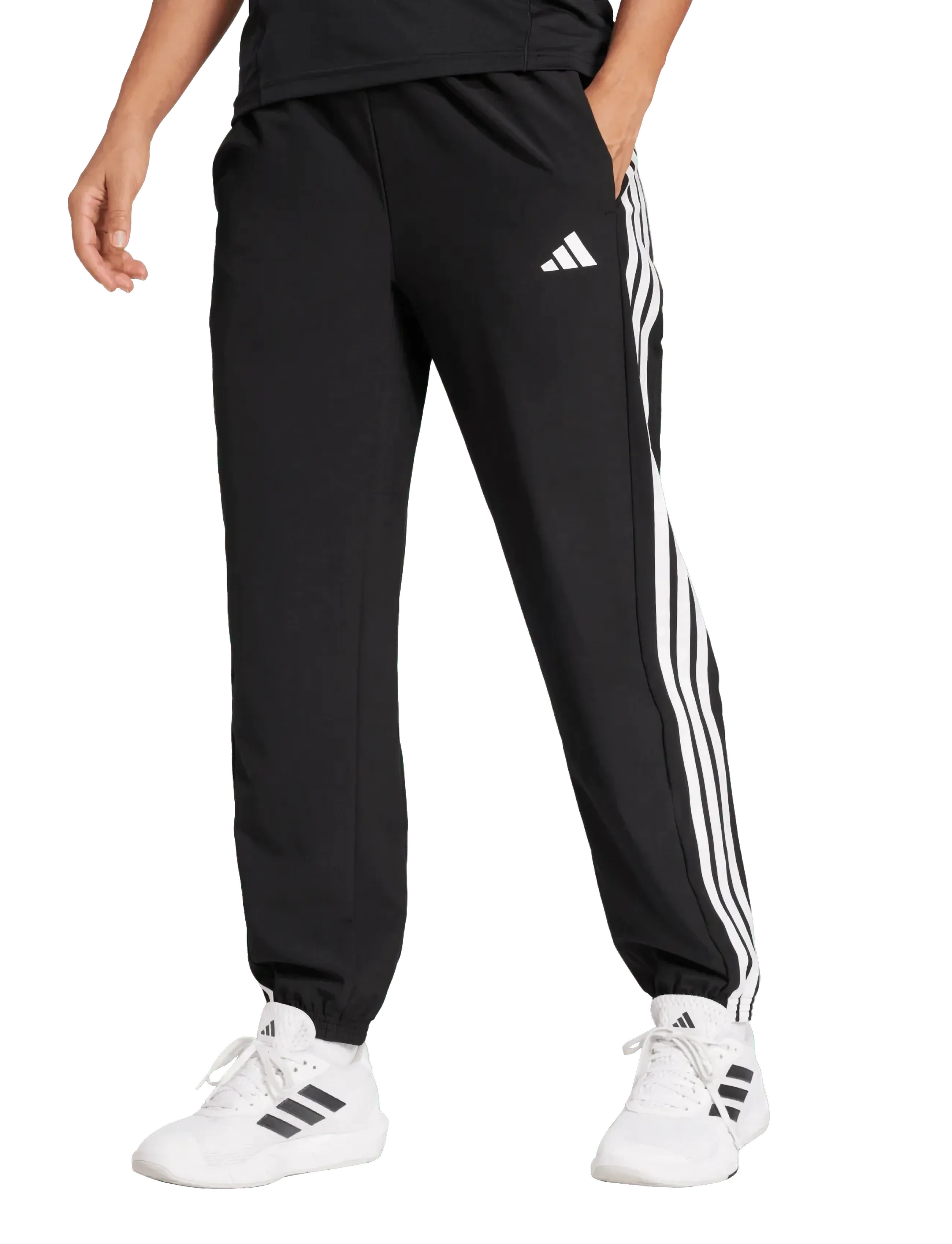 adidas Performance - WE 3S WOVEN PT - sportbroeken - black/white - 2