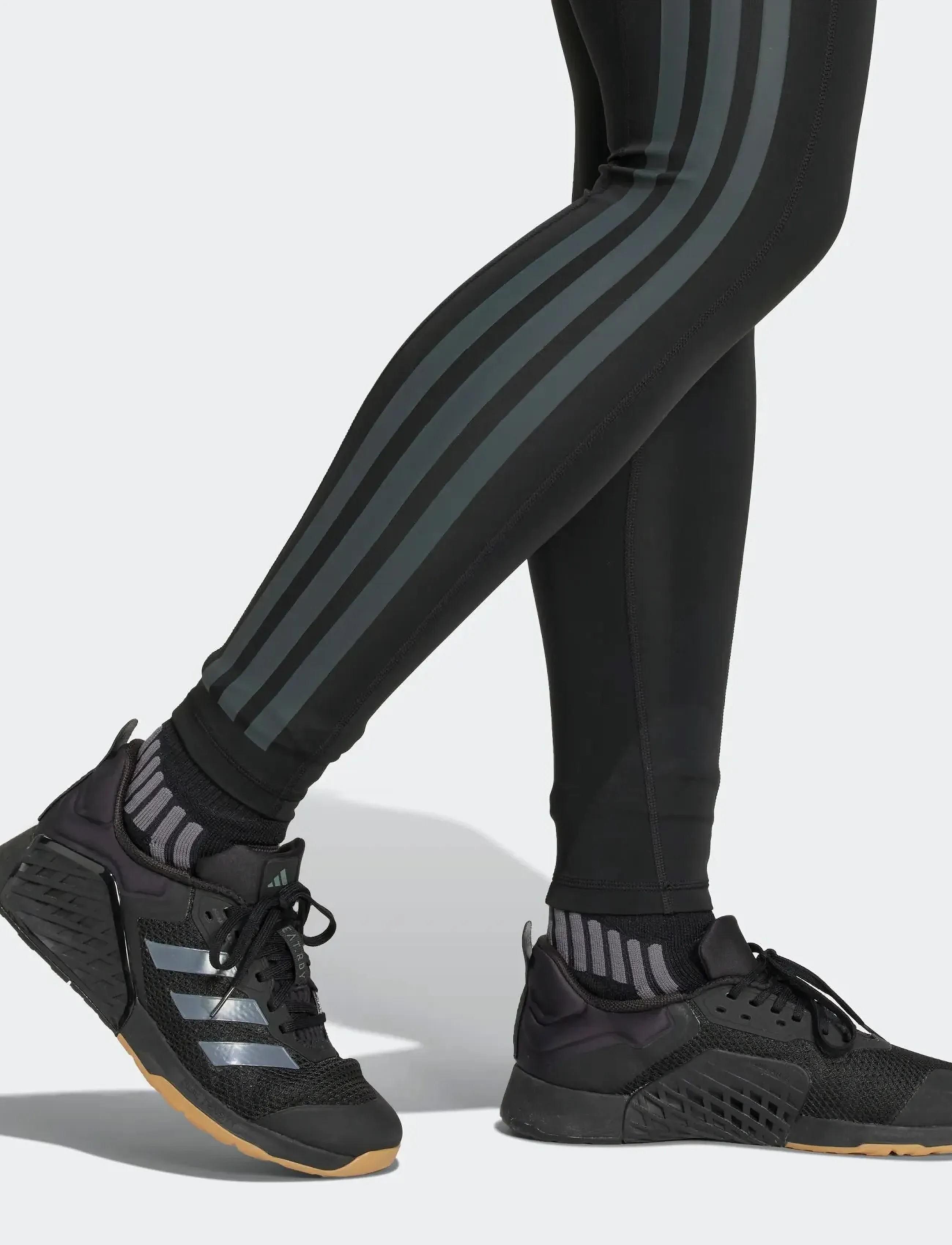 adidas Performance - OPT 3S 1/1 - volle länge - black - 2
