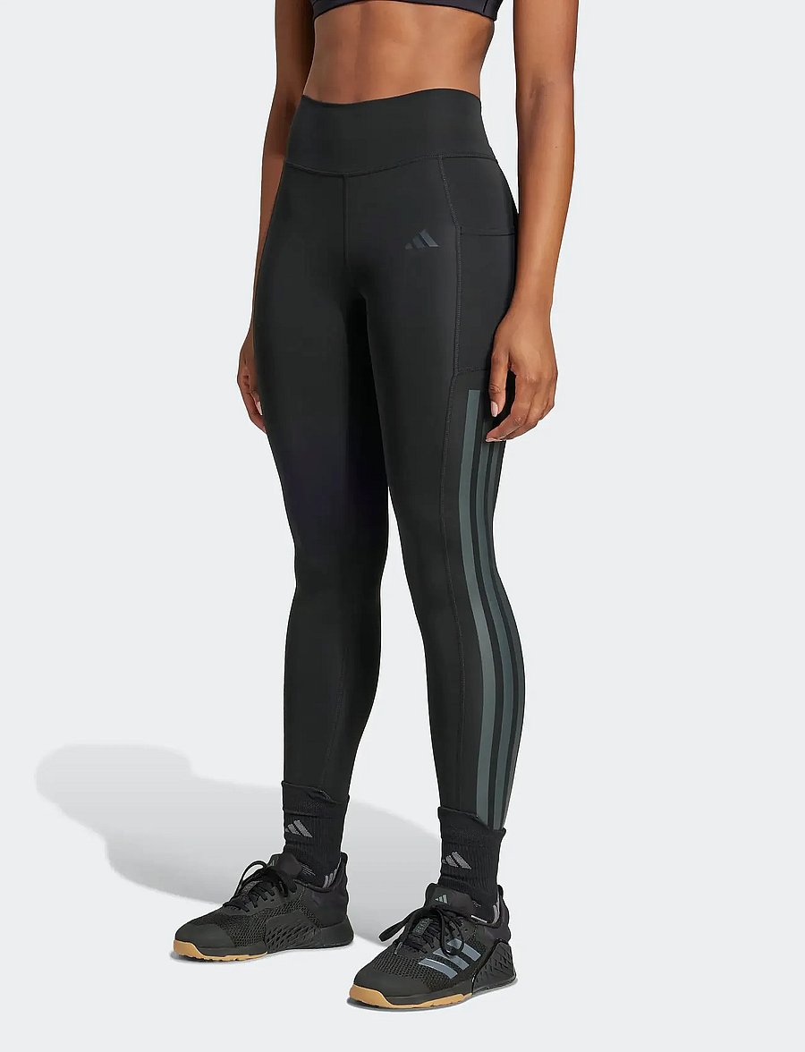adidas Performance - OPT 3S 1/1 - treniņu legingi - black - 5