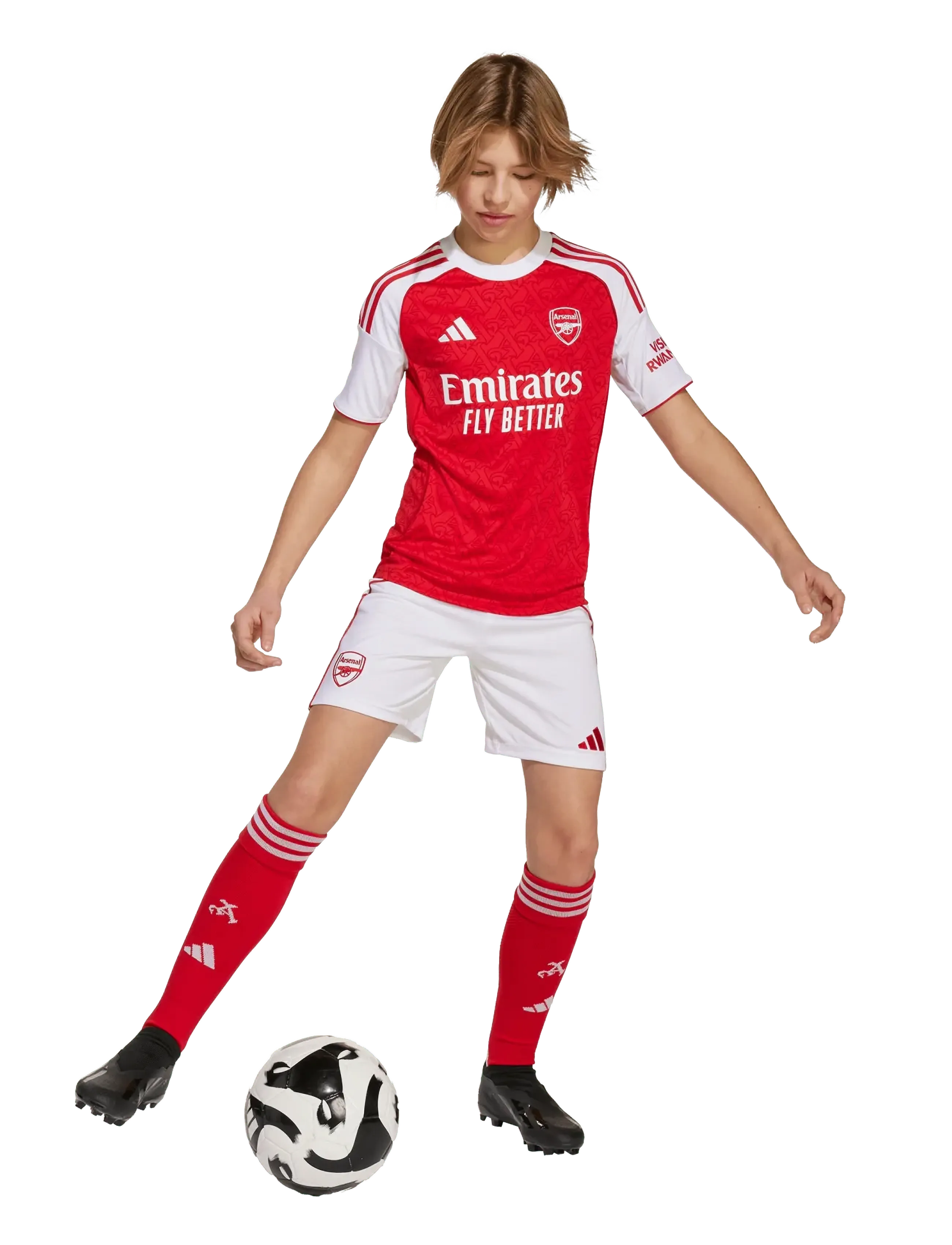 adidas Performance AFC H JSY Y - Oberteile - BETSCA/WHITE / red