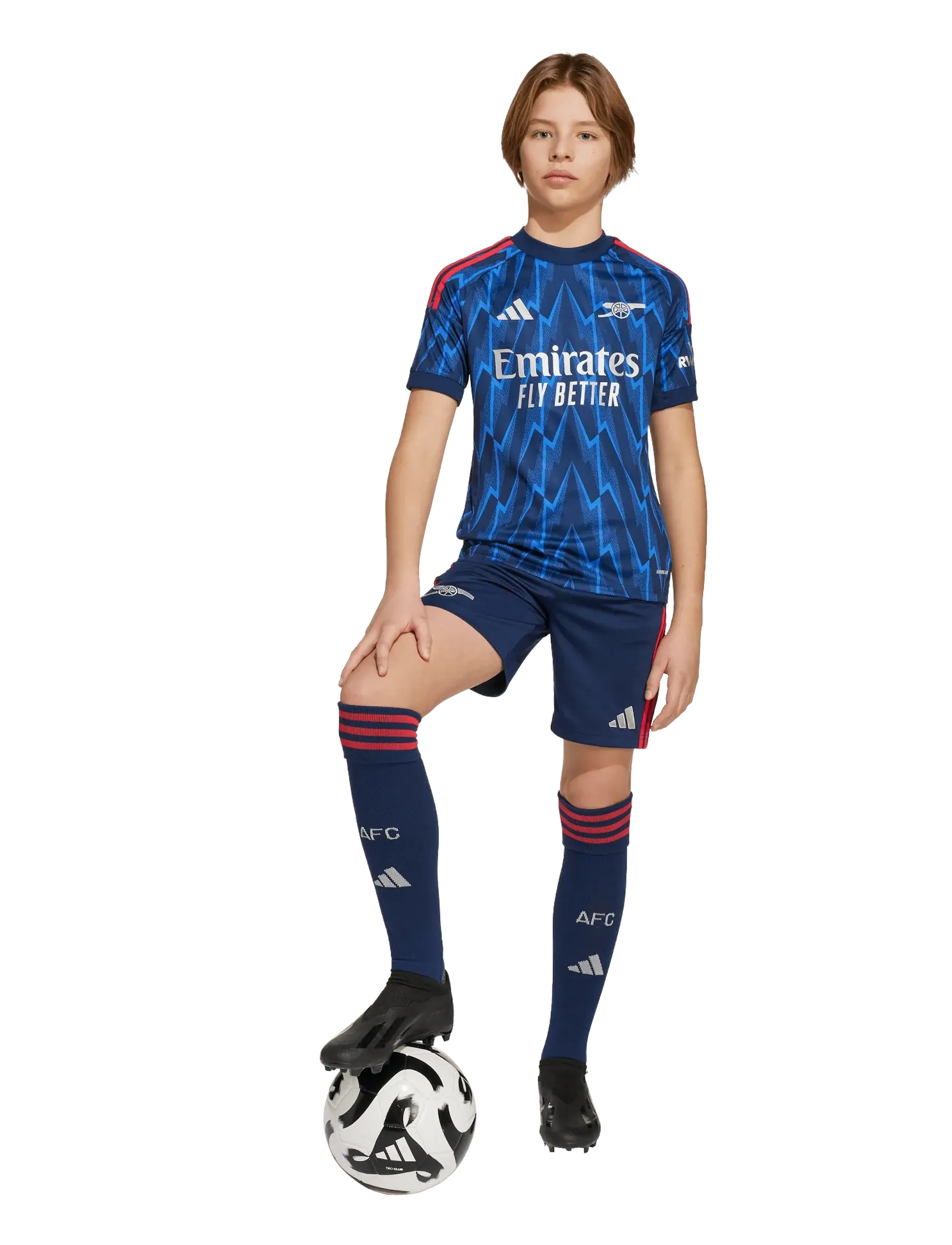 adidas Performance AFC A JSY Y - Oberteile - NINDIG/GRETWO / navy