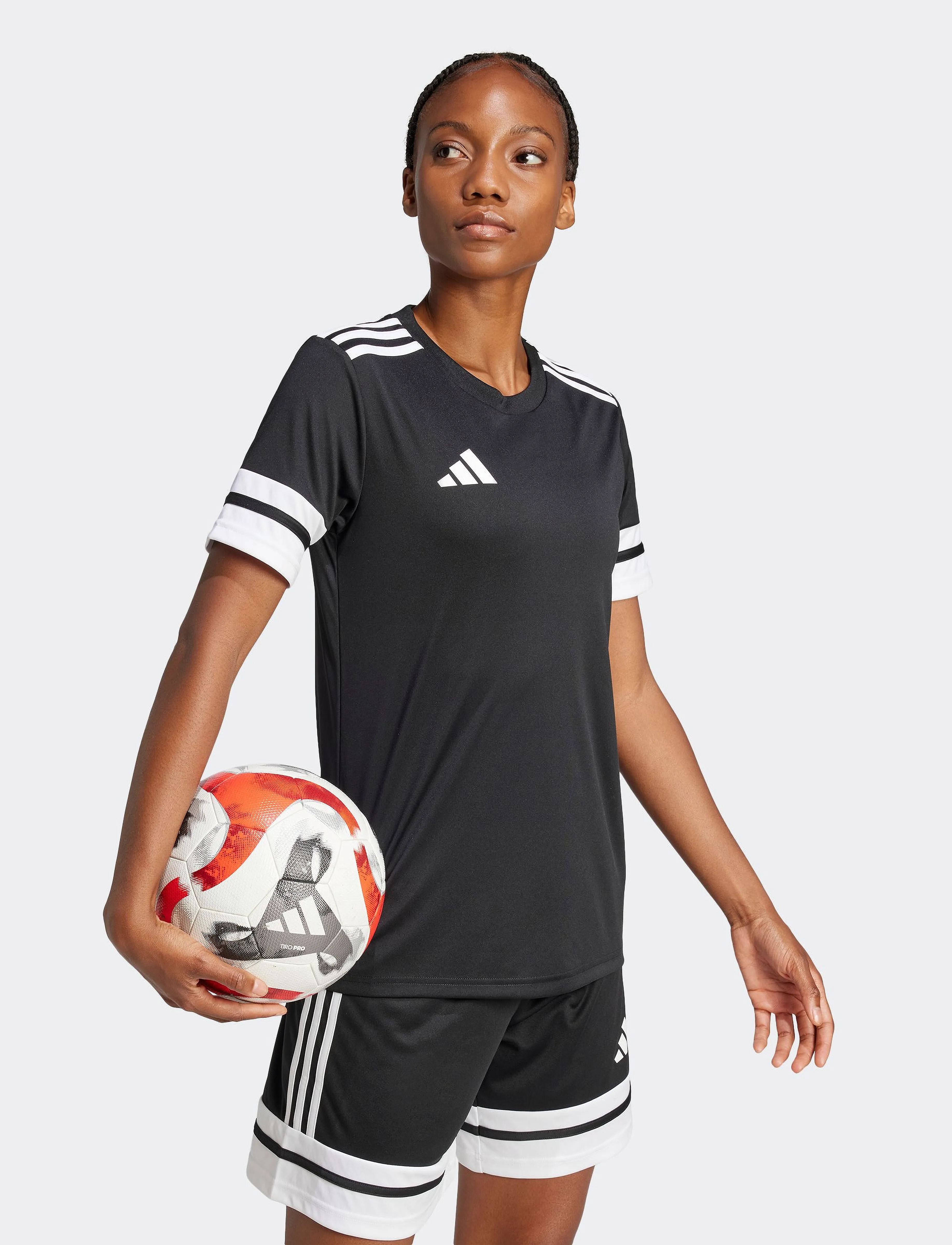 adidas Performance Squa25 Jsy W, S, Schwarz, Frauen