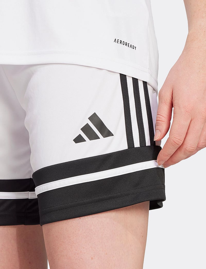 adidas Performance - SQUA25 SHO W - lühikesed treeningpüksid - white/black - 2