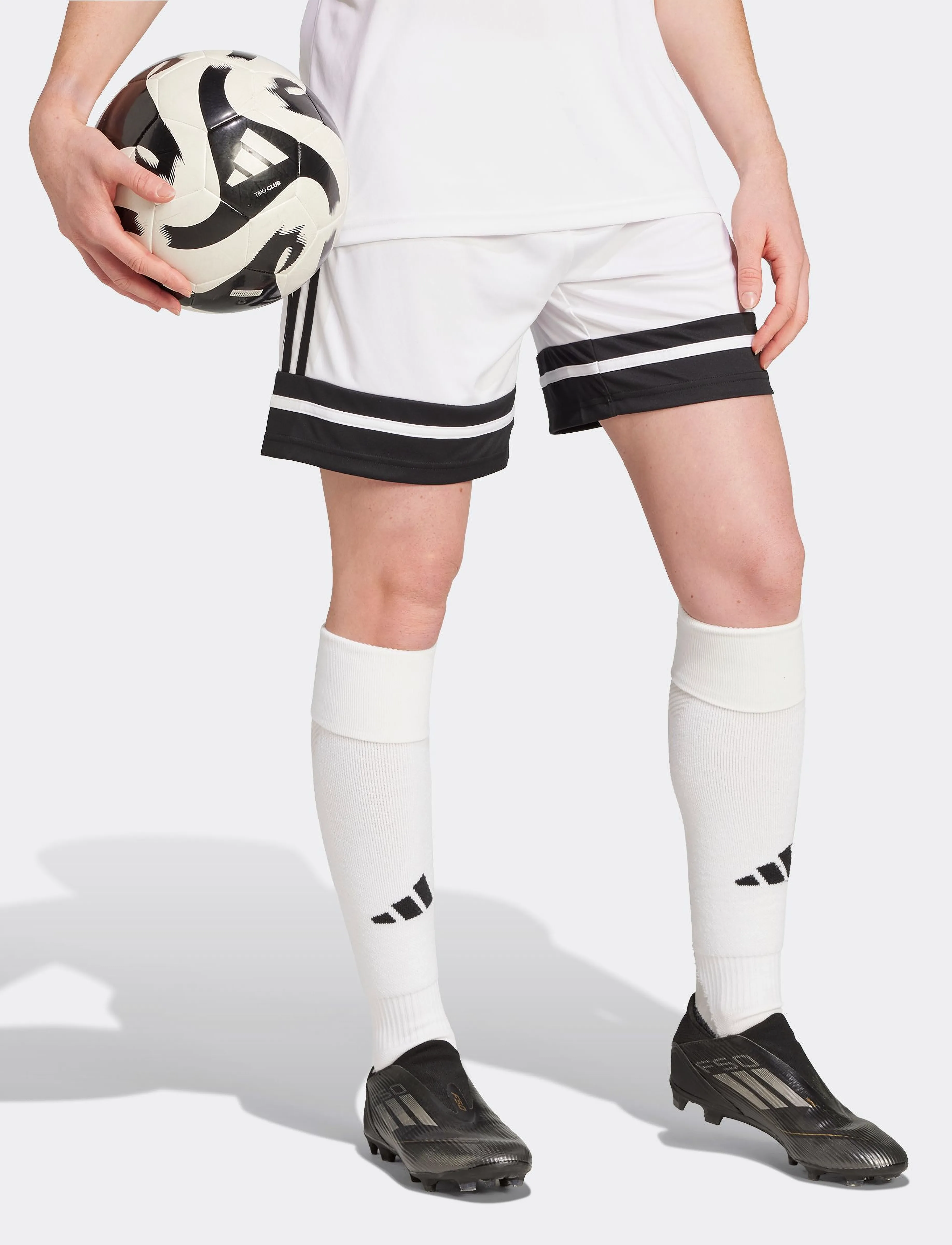 adidas Performance - SQUA25 SHO W - training shorts - white/black - 5