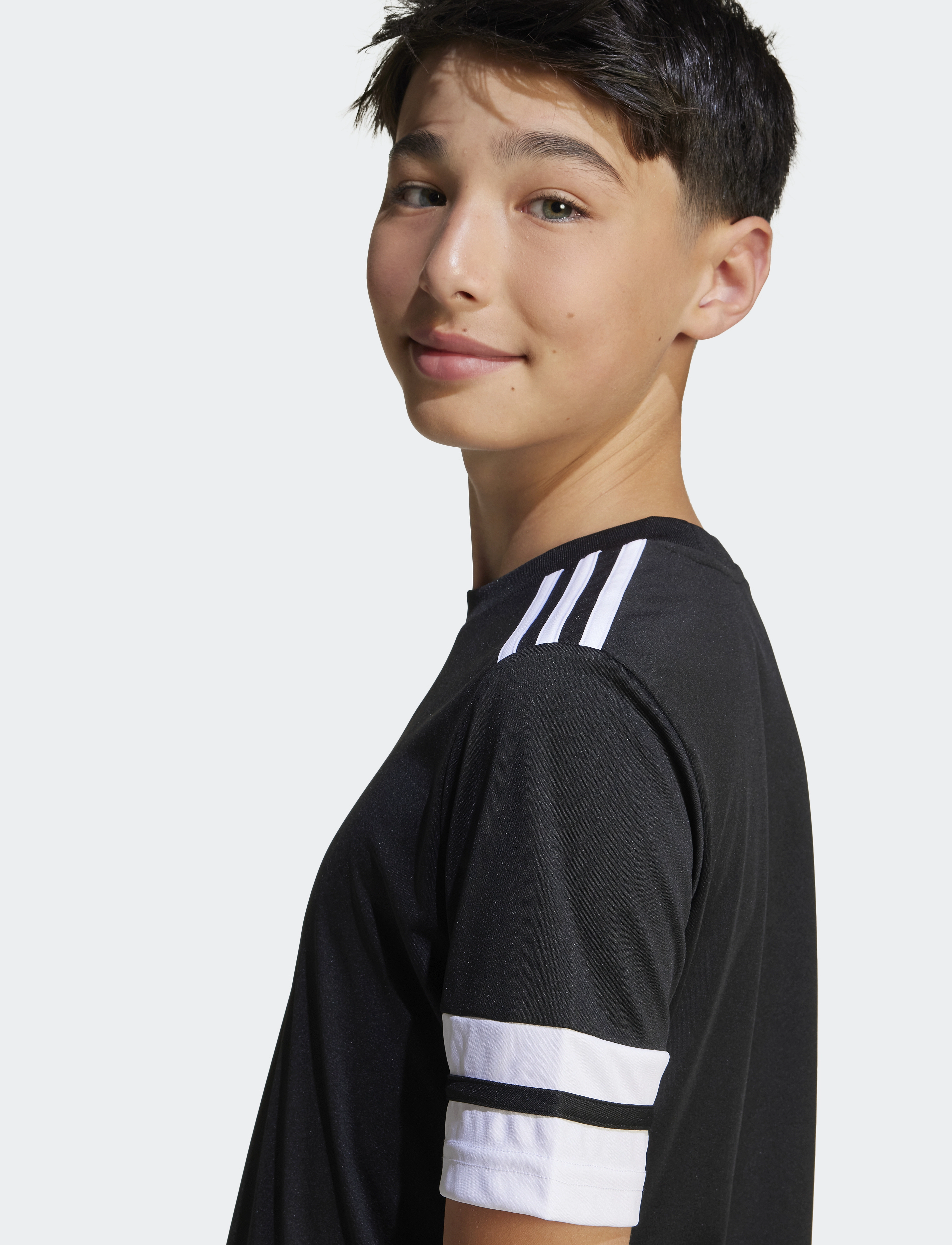 adidas Performance - SQUA25 JSY Y - sportoberteile - black/white - 3