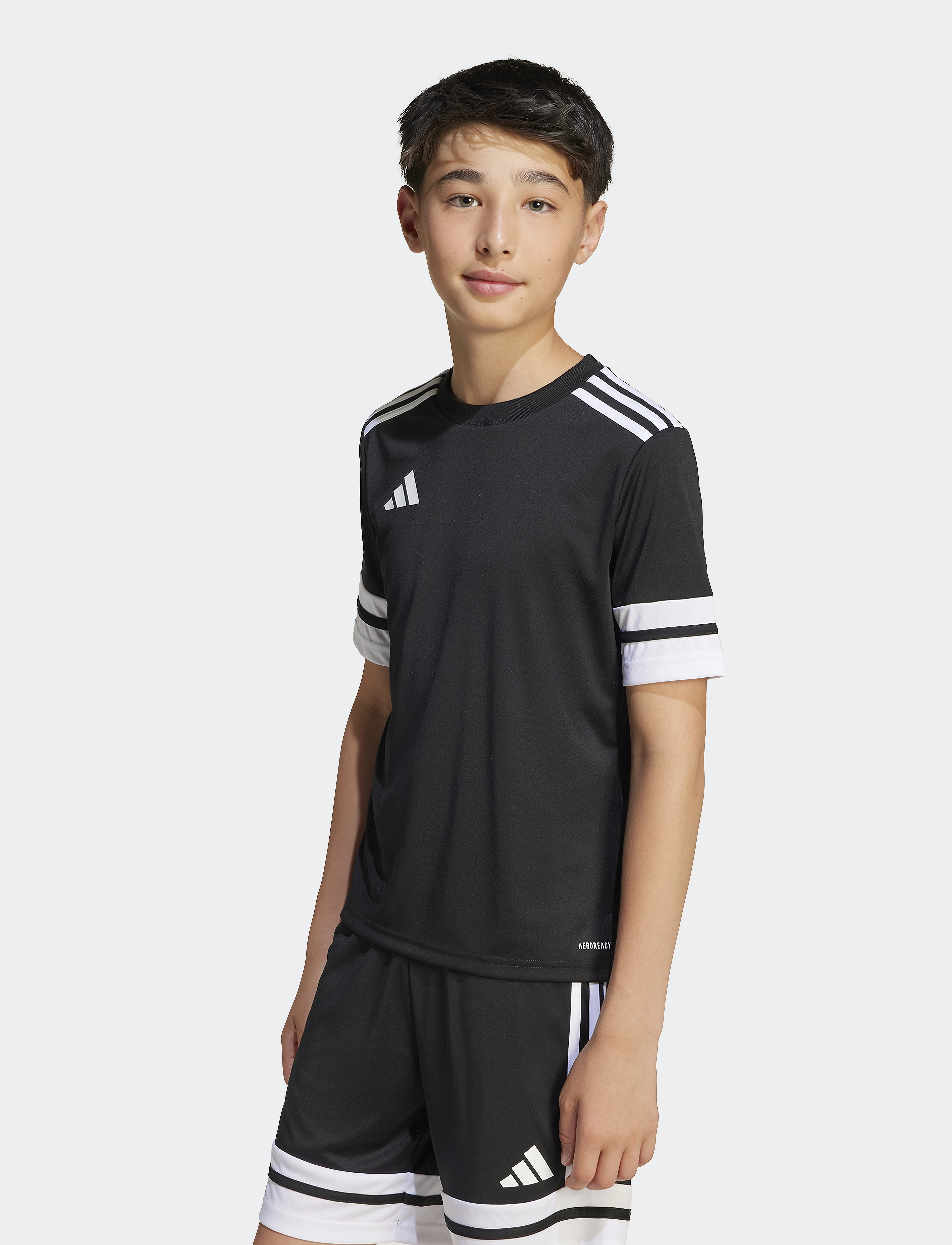 adidas Performance SQUA25 JSY Y - Fars dag - BLACK/WHITE / black