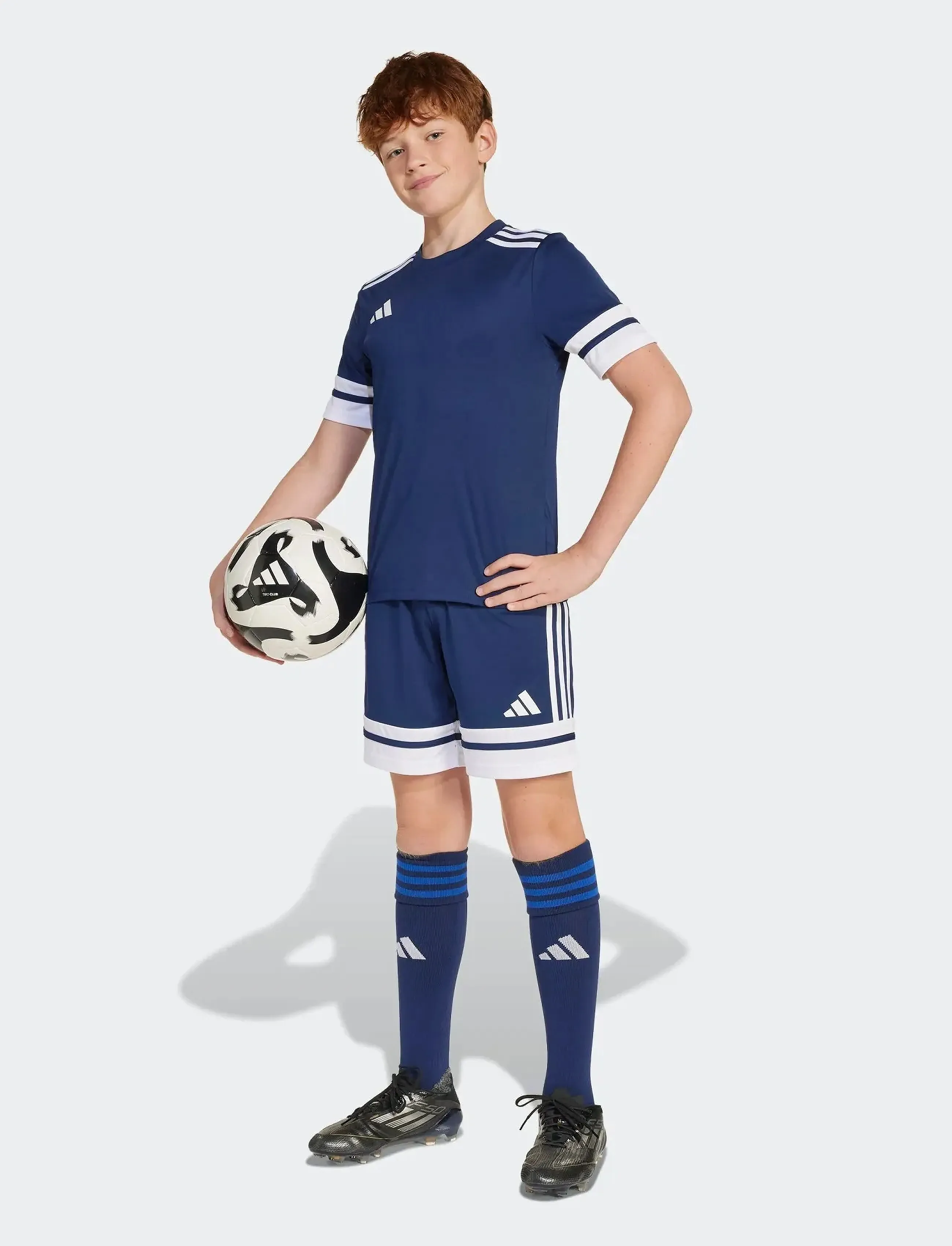 adidas Performance SQUA25 JSY Y - Vatertag - TENABL/WHITE / navy
