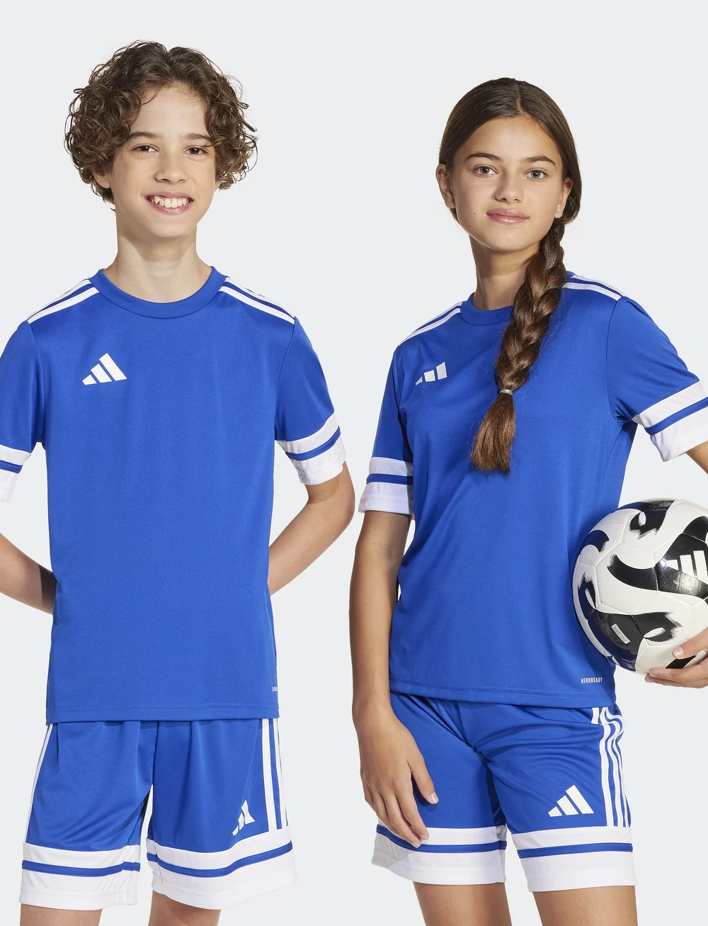 adidas Performance - SQUA25 JSY Y - sportstopper - royblu/white - 0