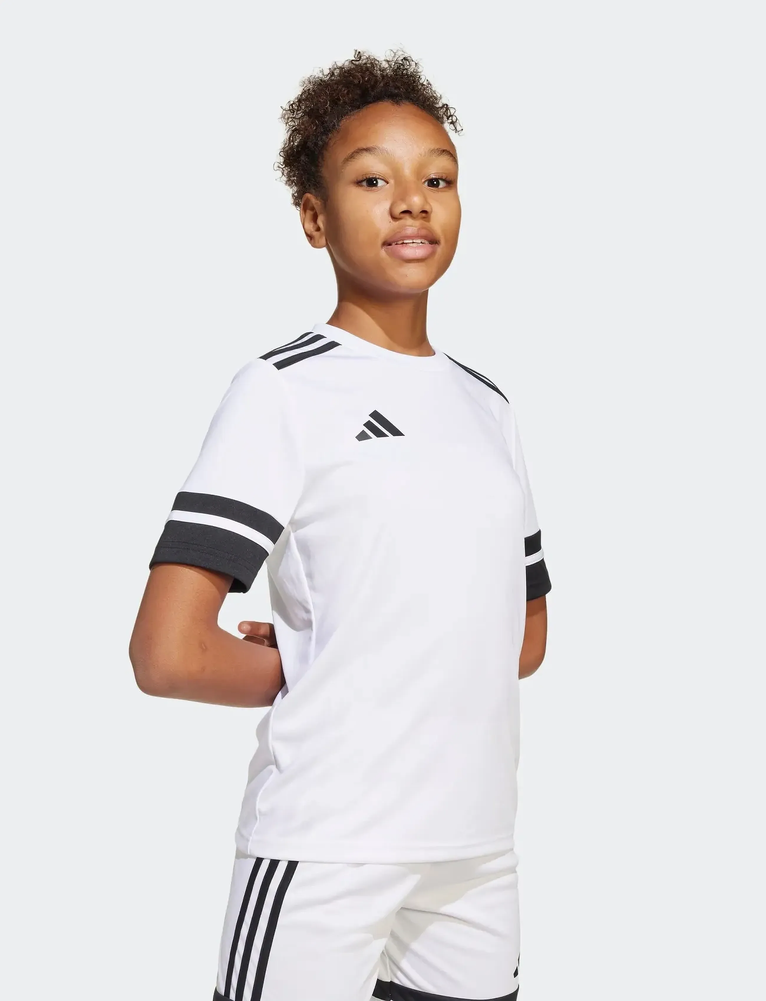 adidas Performance Squa25 Jsy Y, 116, T-shirts, Weiß - Short-sleeved, Kinder