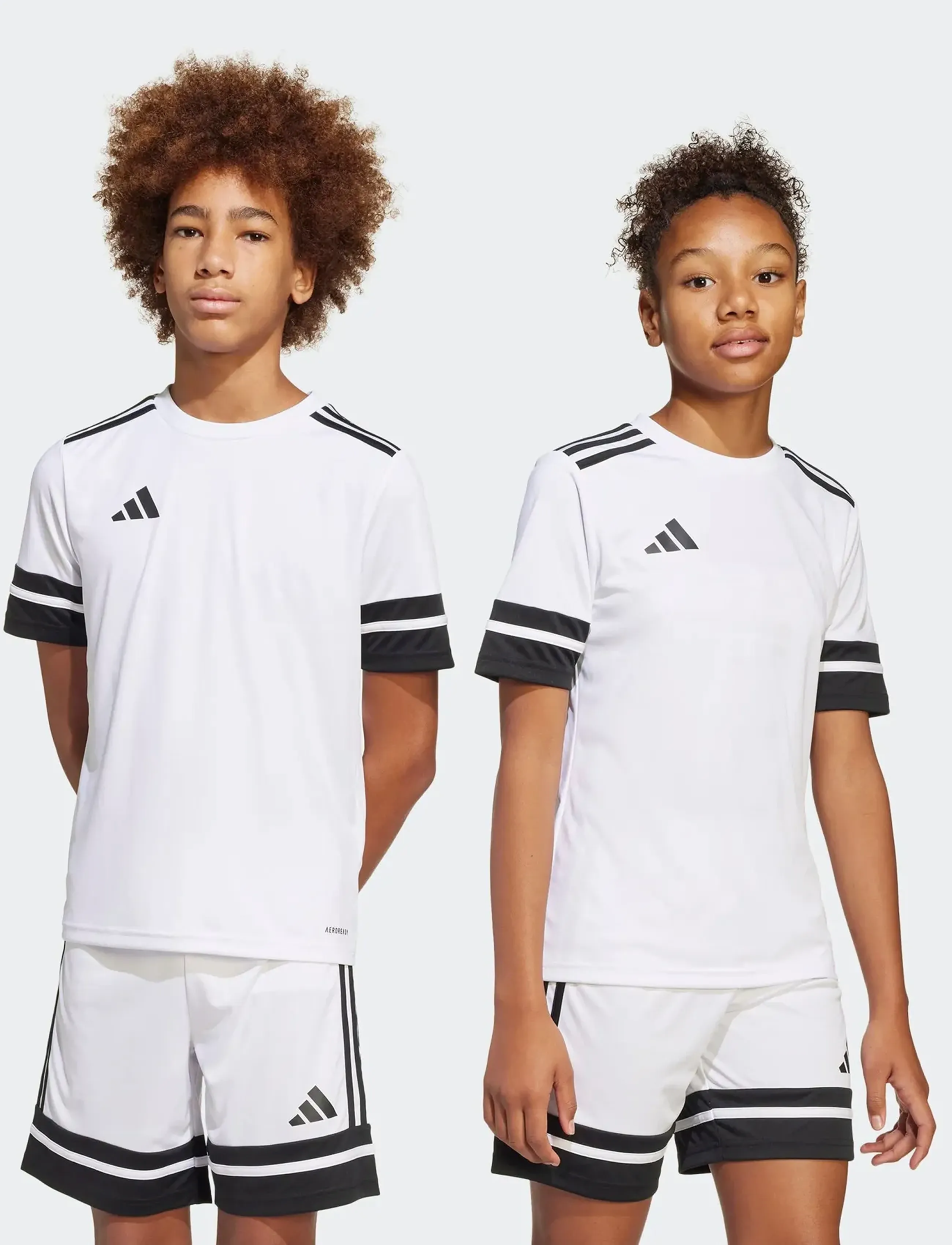 adidas Performance - SQUA25 JSY Y - sports tops - white/black - 3