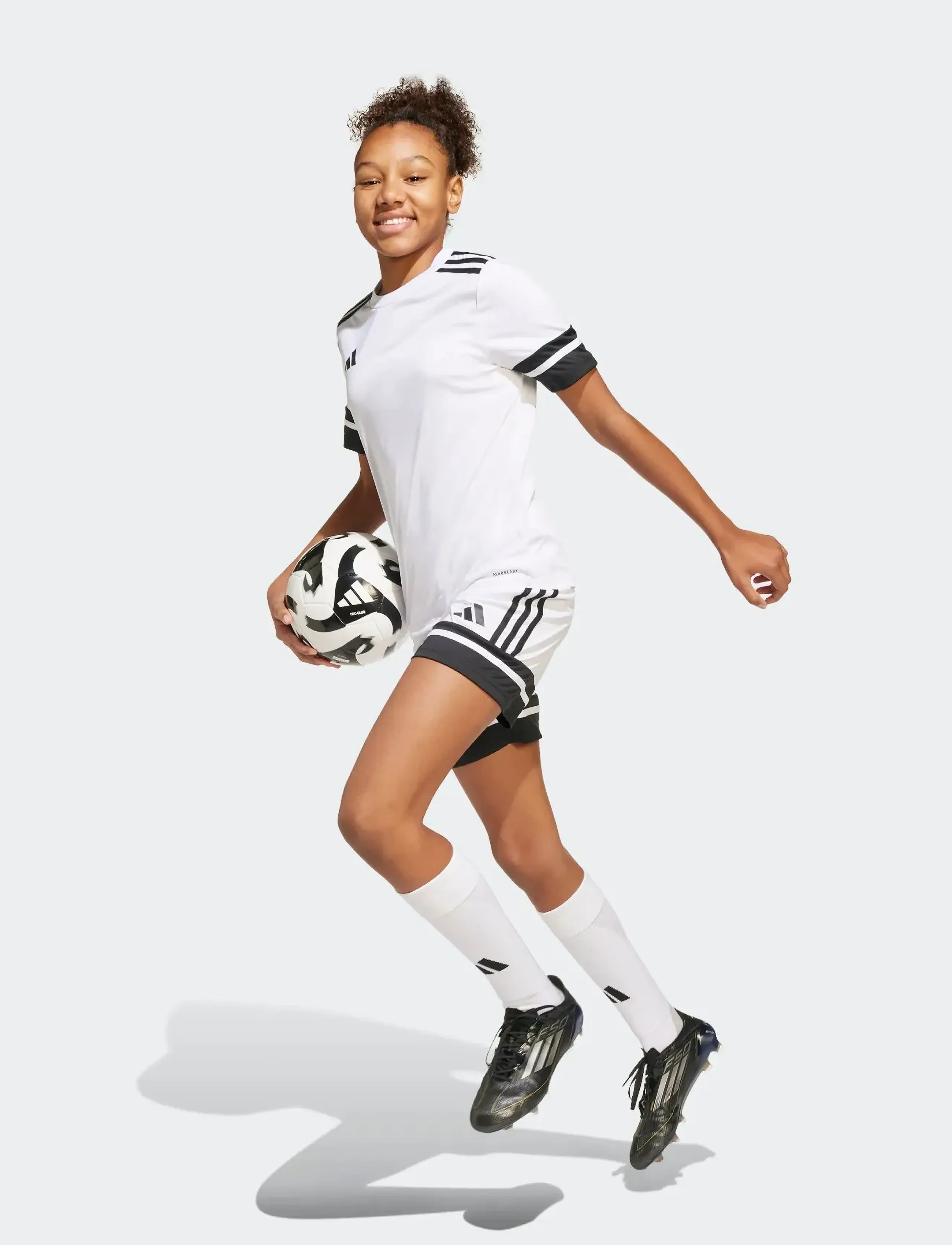 adidas Performance - SQUA25 JSY Y - sports tops - white/black - 5
