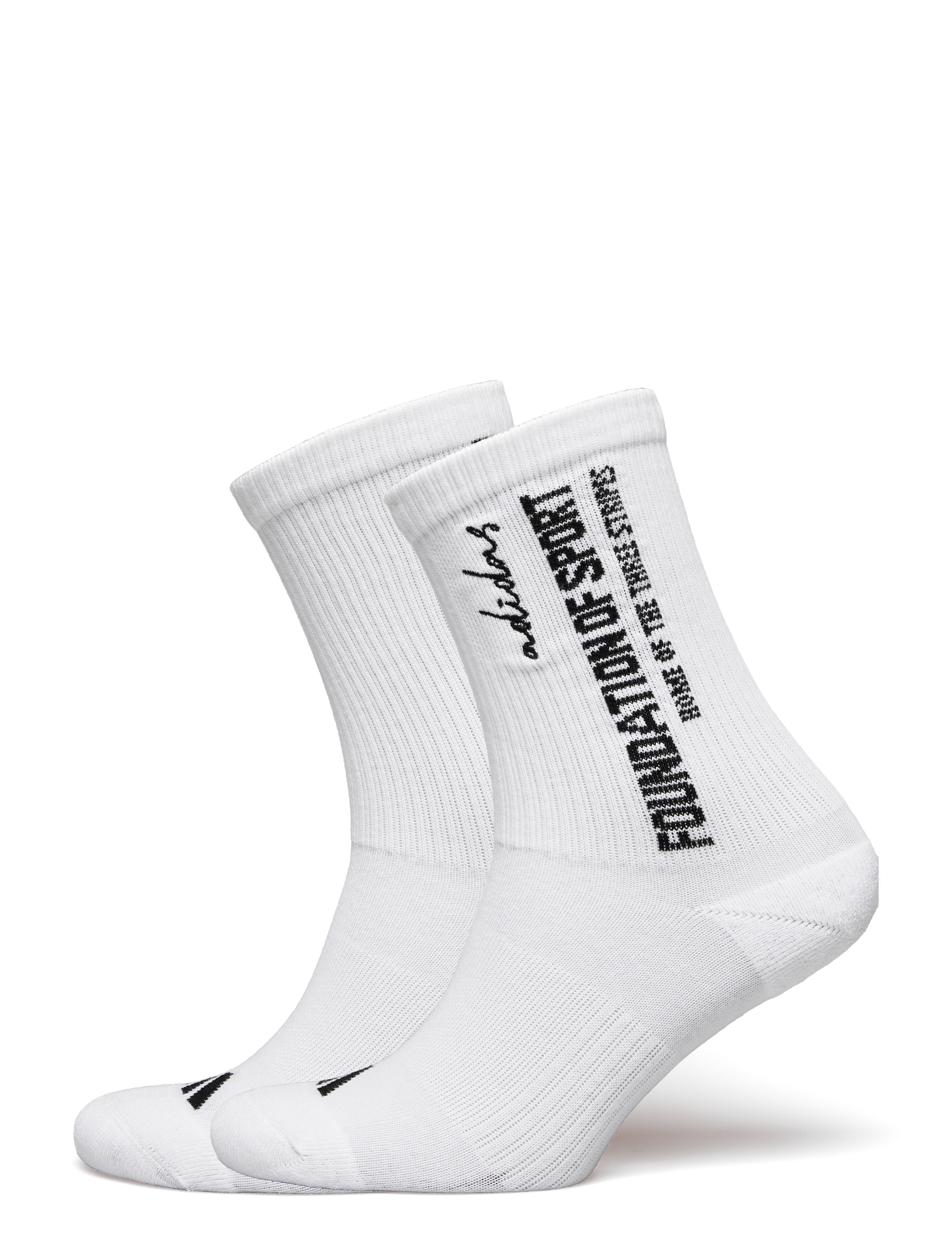 adidas Performance CRW SPW STR 2PP - Strømper - WHITE/BLACK / white