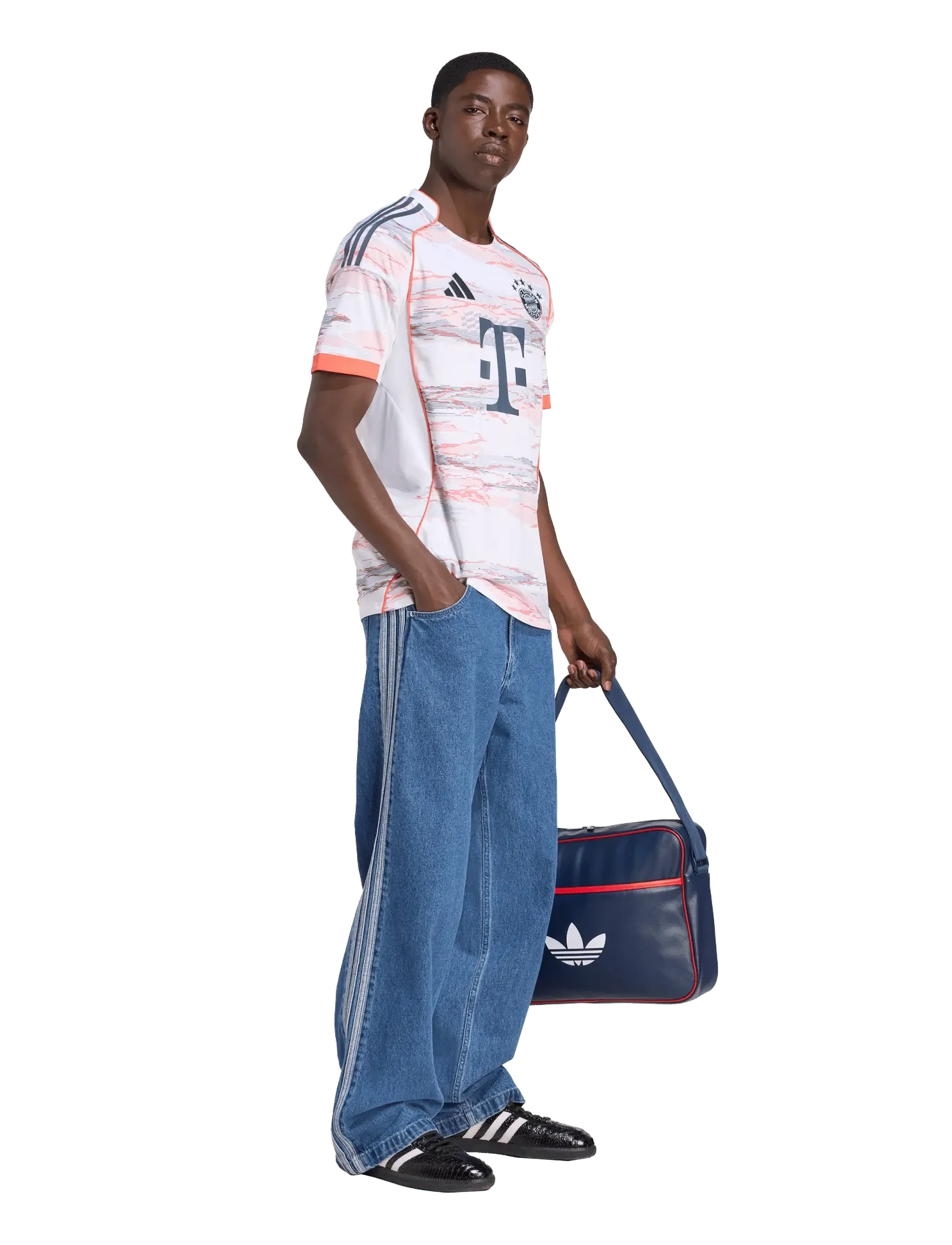 adidas Performance Fc Bayern München Away Jersey, Mænd, Fodbold Udebanetrøje, Hvid, Str: XL