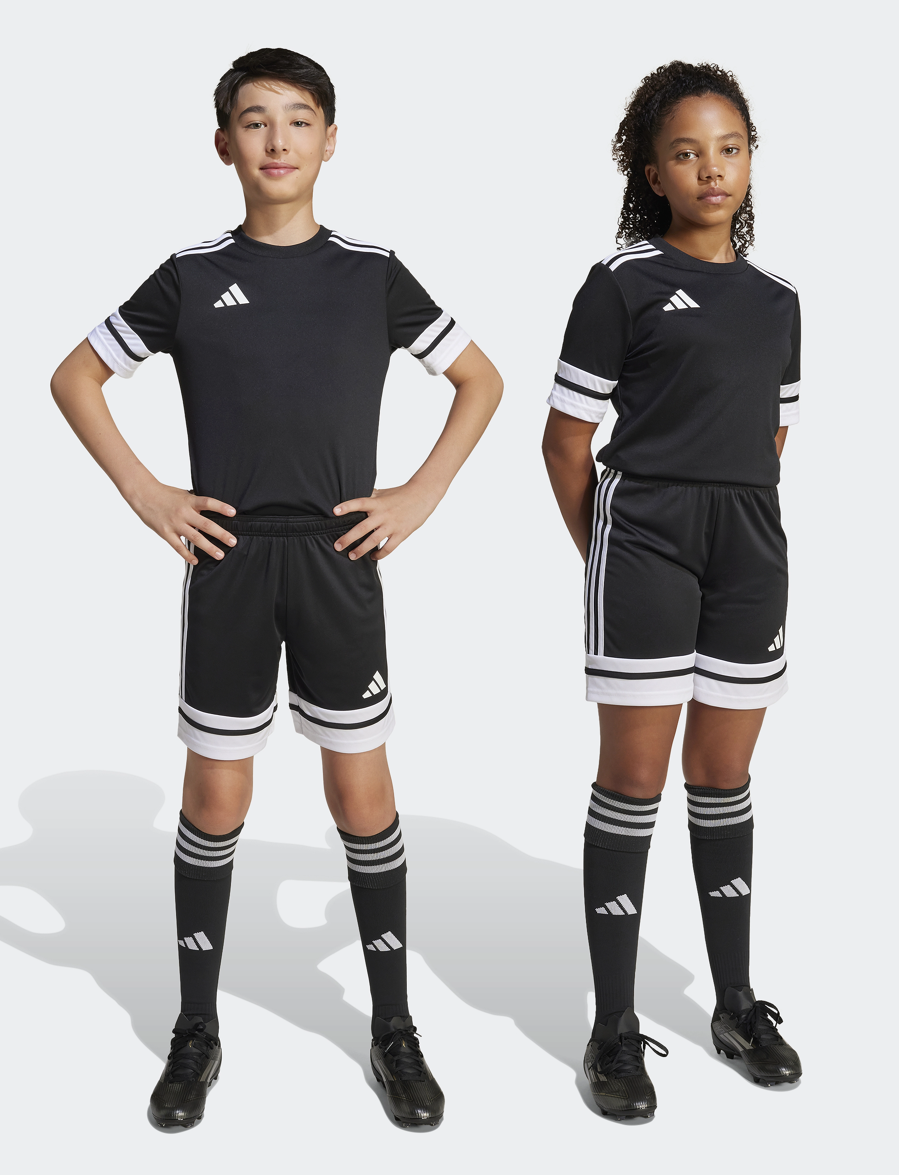 adidas Performance SQUA25 SHO Y - Shorts - BLACK/WHITE / black