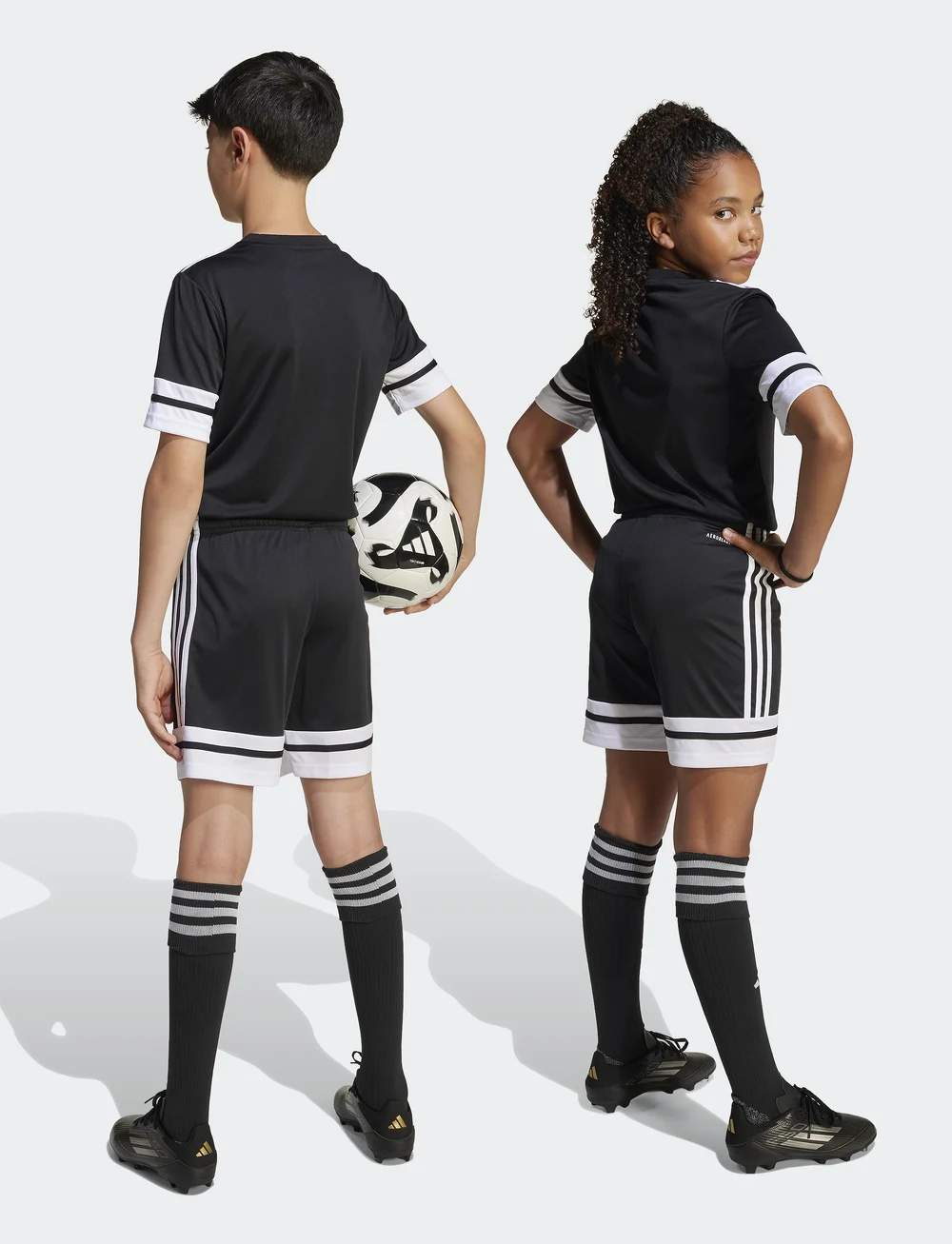 adidas Performance - SQUA25 SHO Y - shorts de sport - black/white - 3