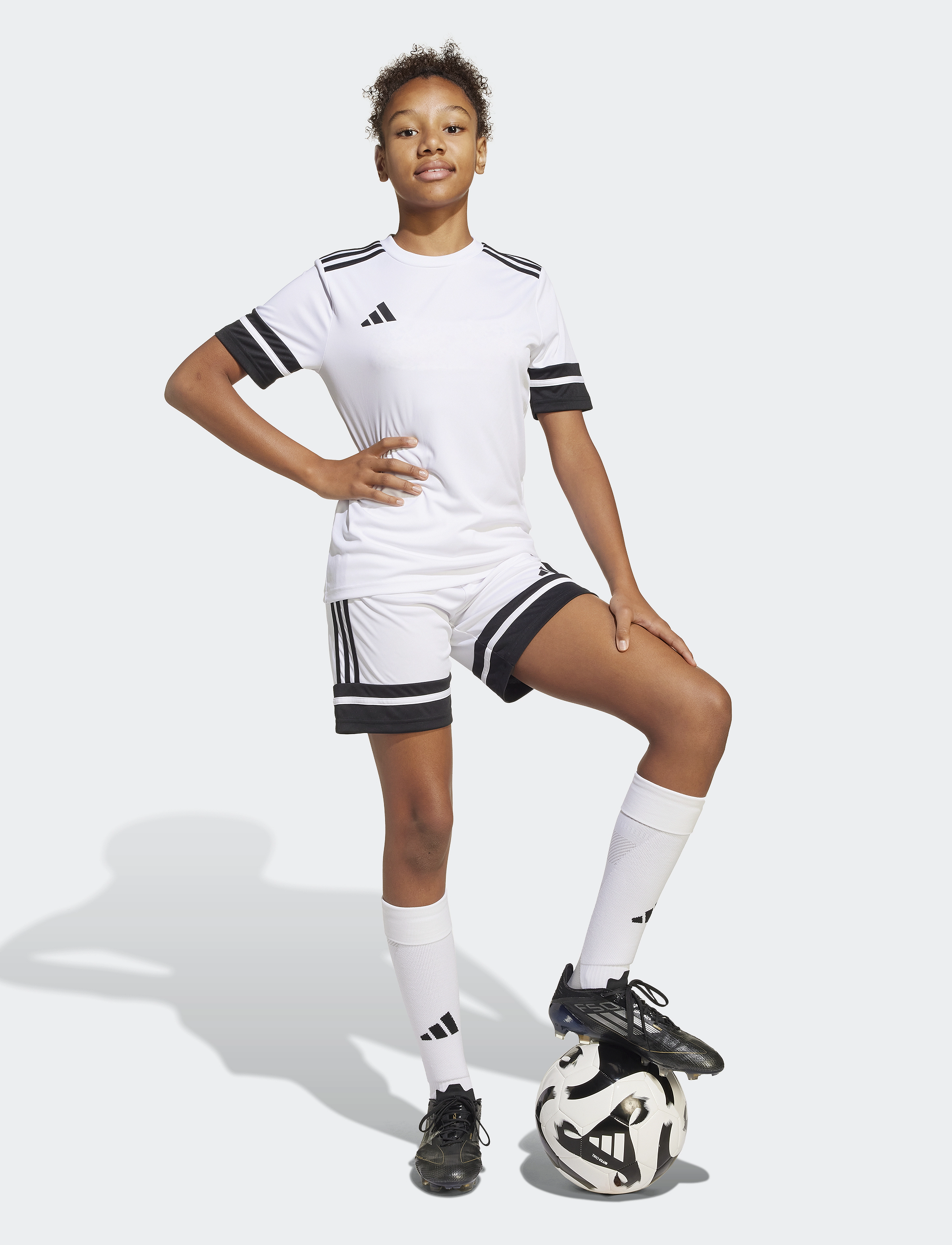 adidas Performance - SQUA25 SHO Y - sweatshorts - white/black - 2