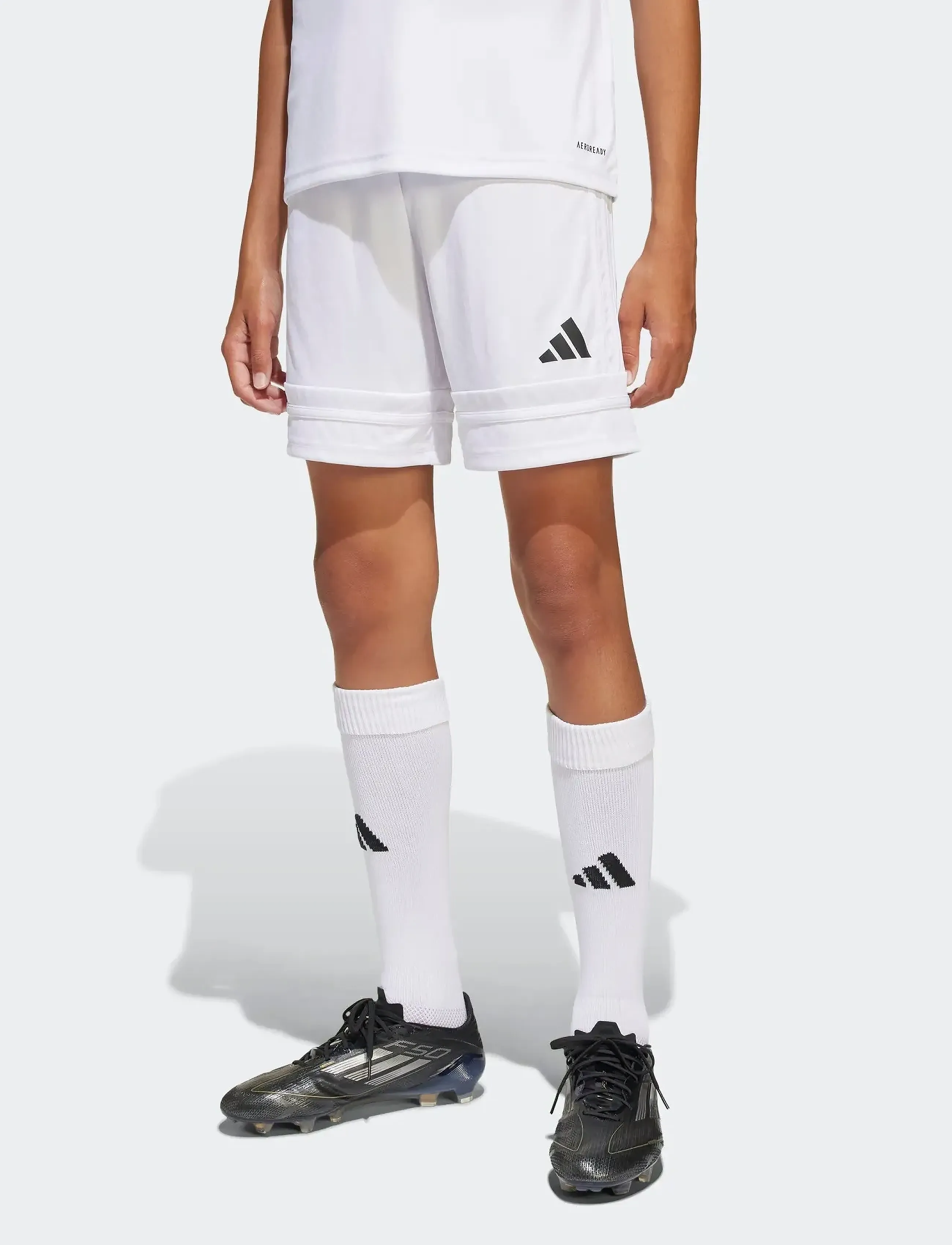 adidas Performance - SQUA25 SHO Y - sportsshorts - white/white/black - 5