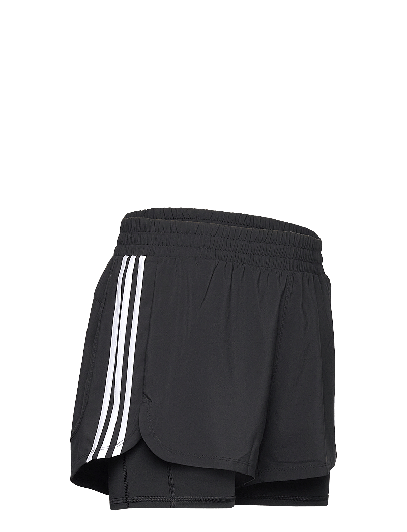 adidas Performance - 2-IN-1 PACER - lühikesed treeningpüksid - black - 3