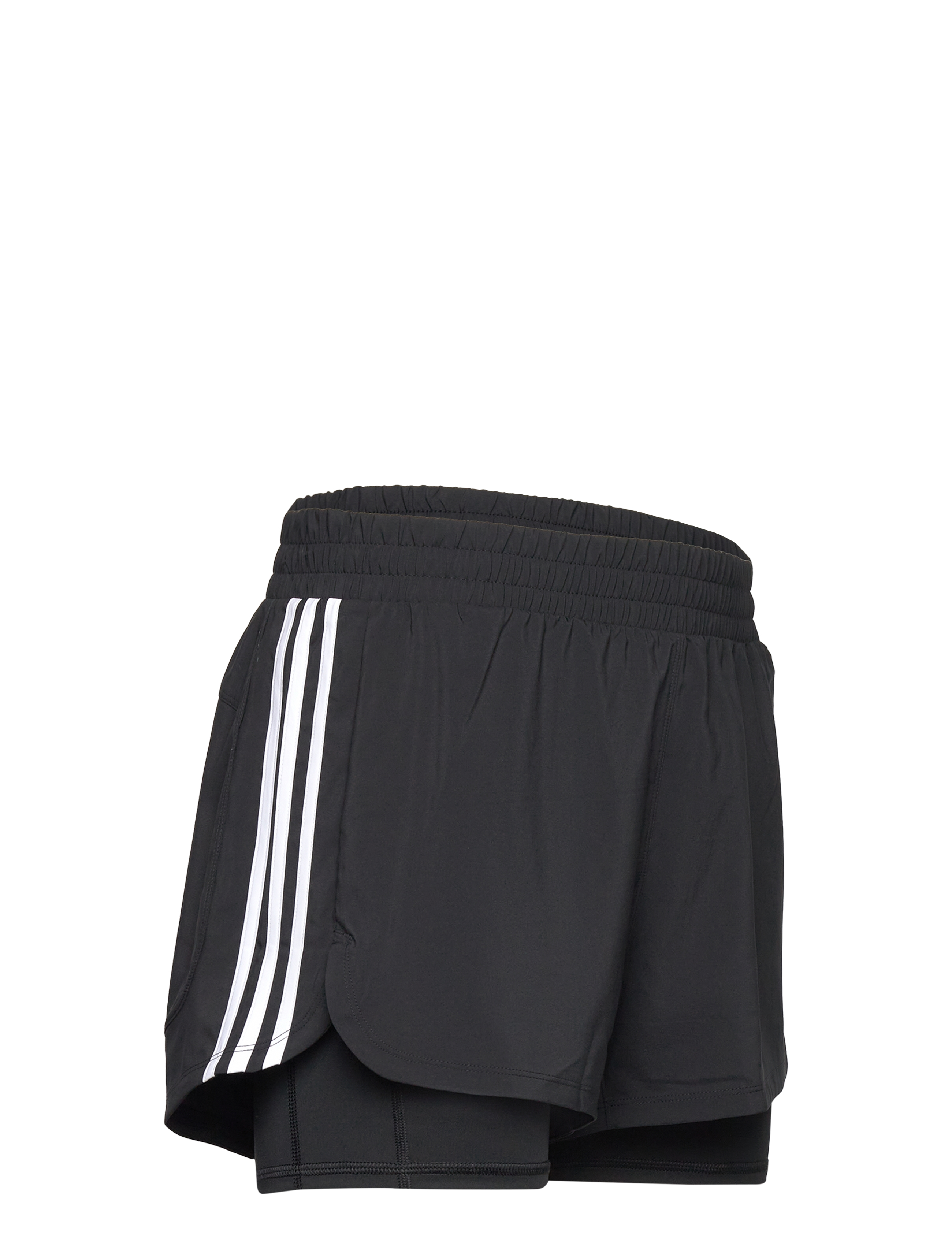adidas Performance - 2-IN-1 PACER - korte trainingsshorts - black - 3