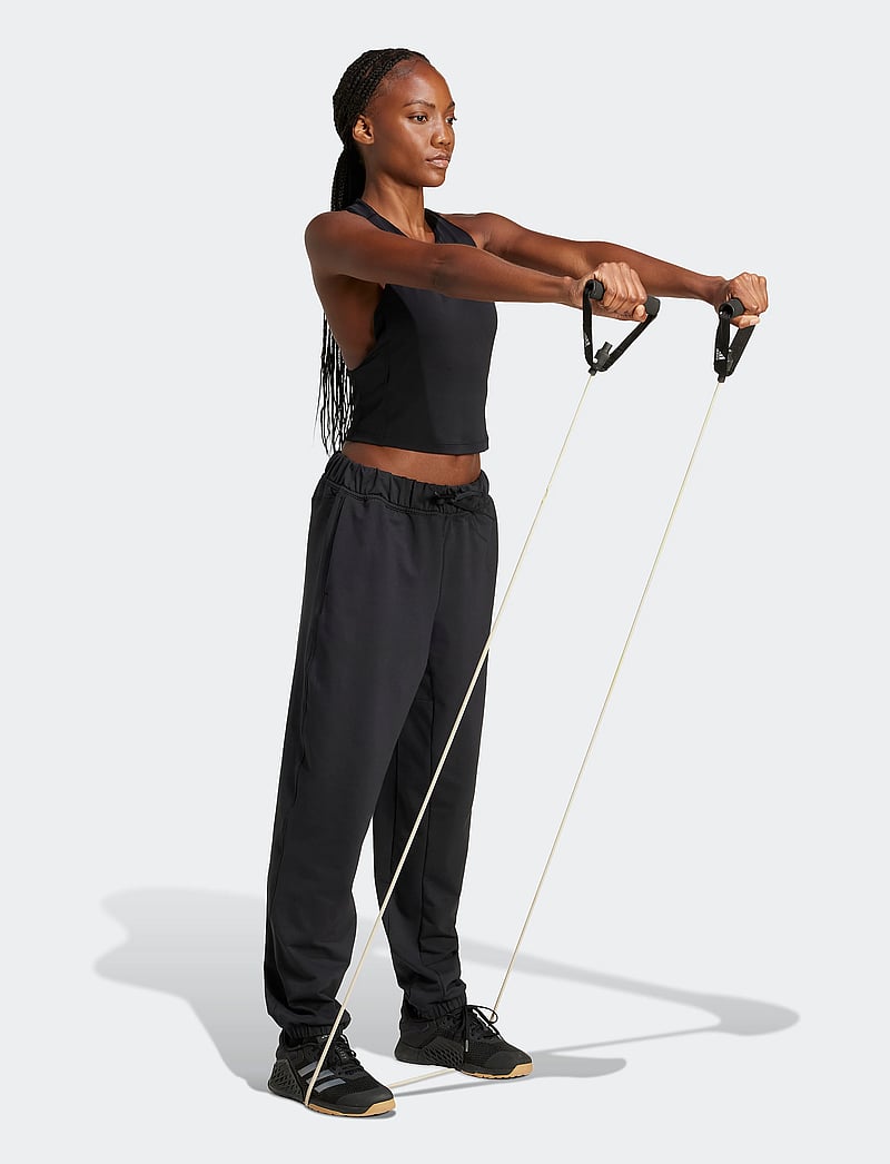 adidas Performance - BRA TANK 3S - linnen - black - 4