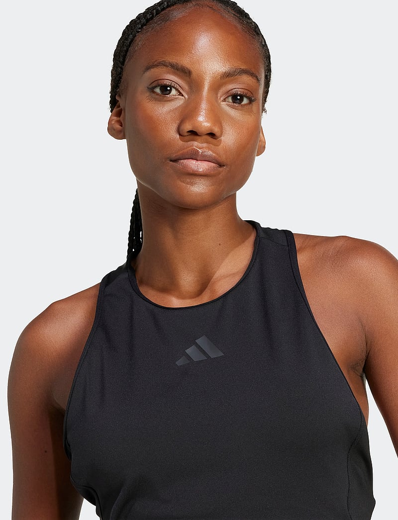 adidas Performance - BRA TANK 3S - linnen - black - 5