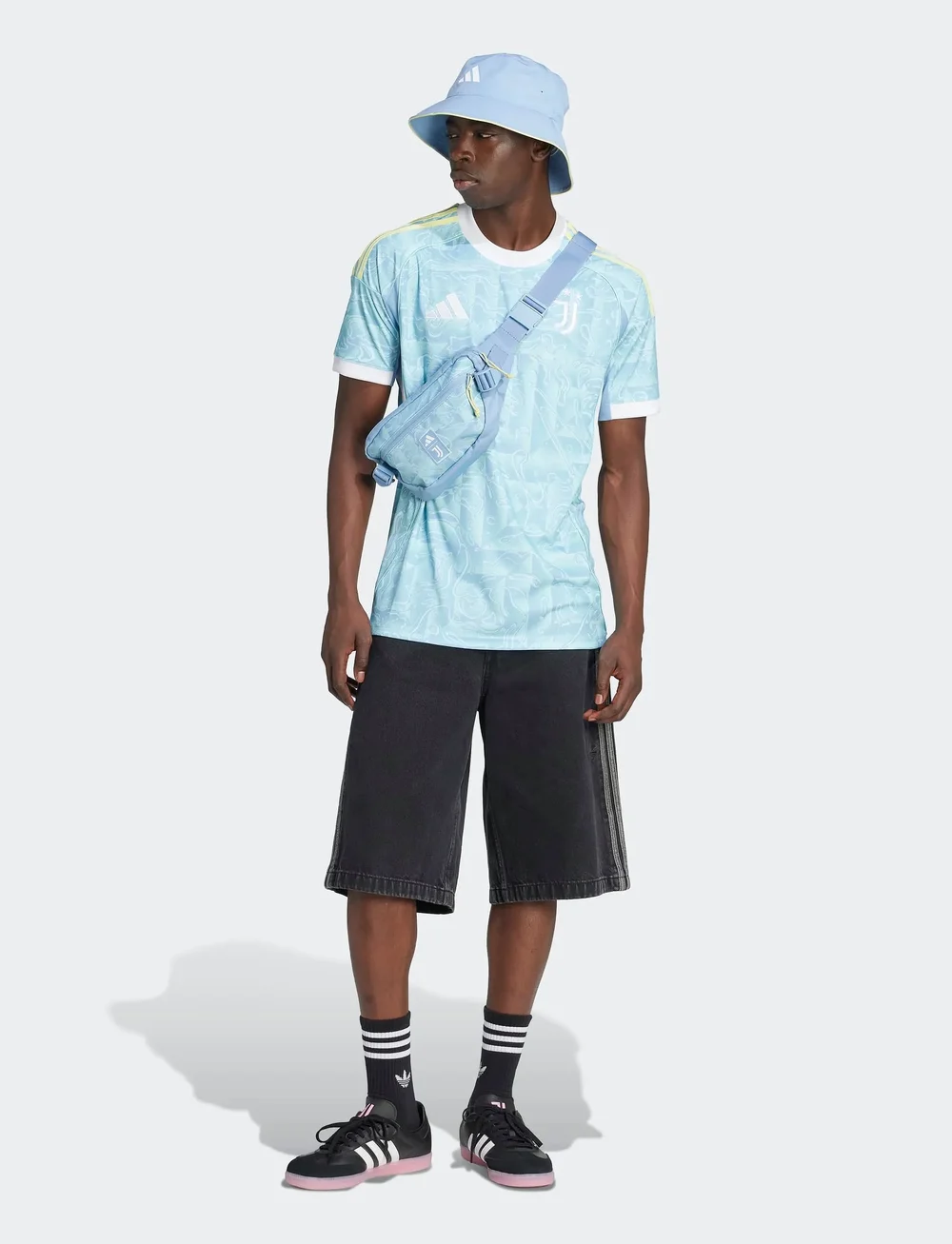 adidas Performance - JUVE A JSY - futbola krekli - ashblu - 3