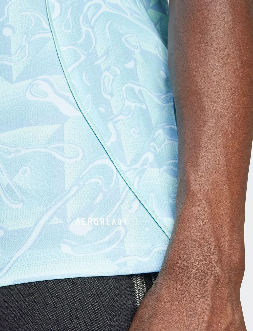 adidas Performance - JUVE A JSY - futbola krekli - ashblu - 4