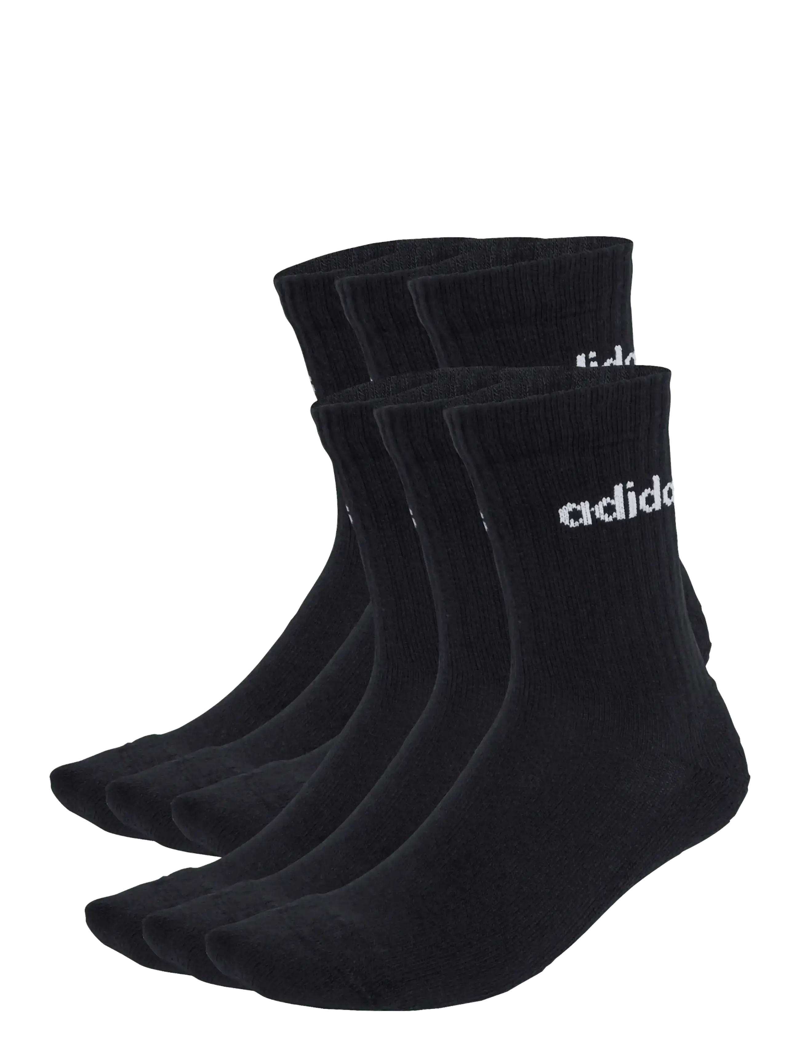 adidas Performance C LIN CREW 6P - adidas - BLACK/WHITE / black