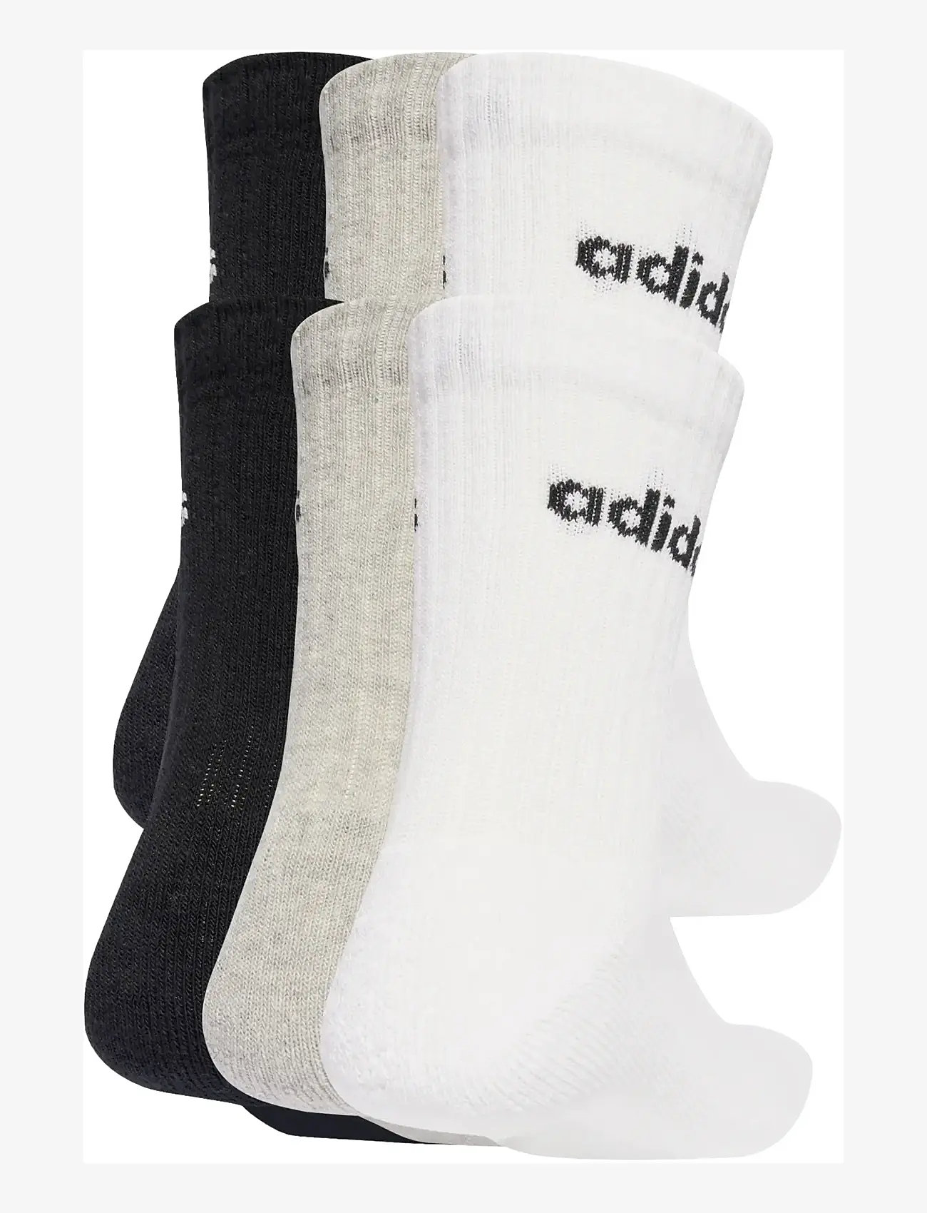 adidas Performance - C LIN CREW 6P - spordisokid - mgreyh/white/black - 2