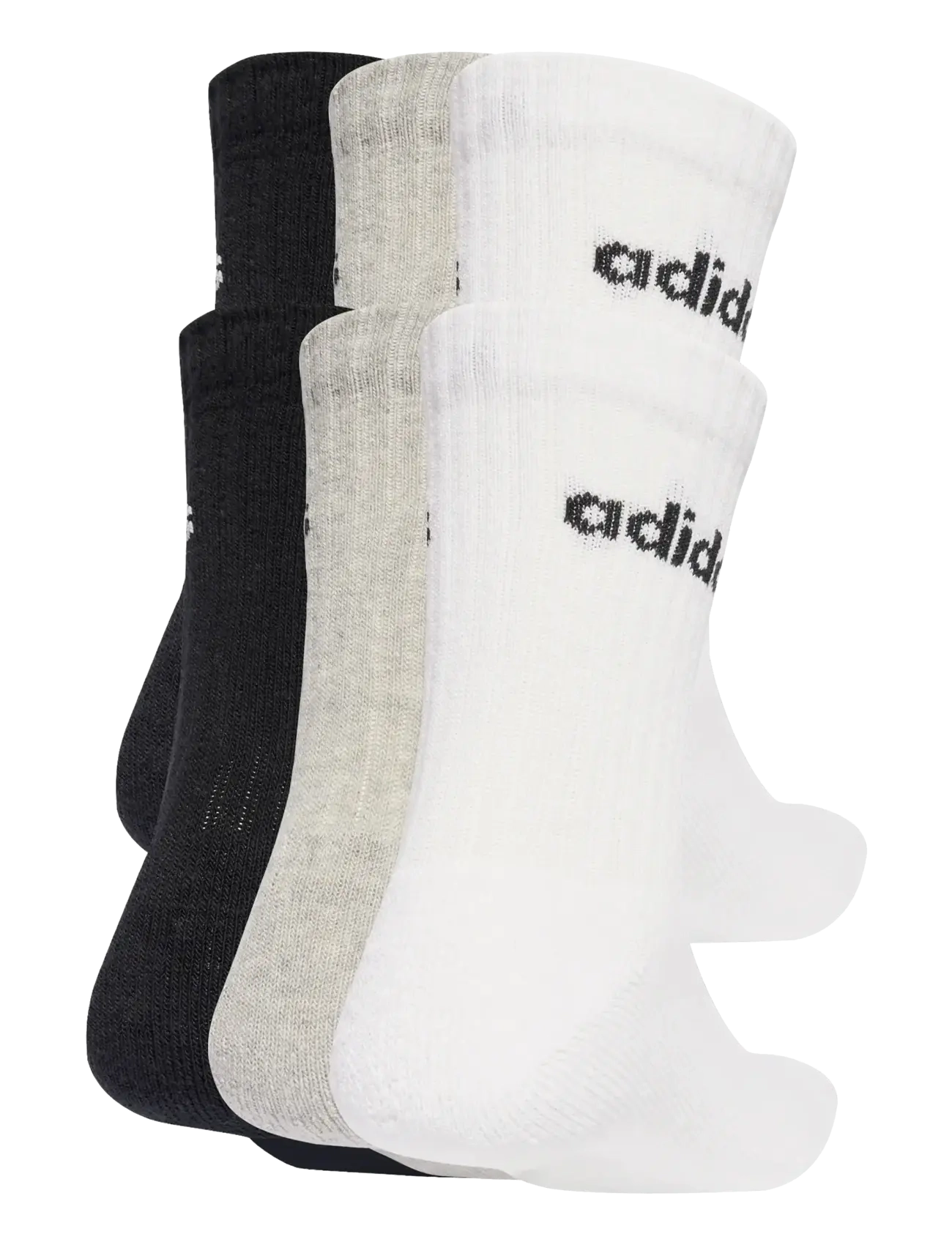 adidas Performance - C LIN CREW 6P - urheilusukat - mgreyh/white/black - 2