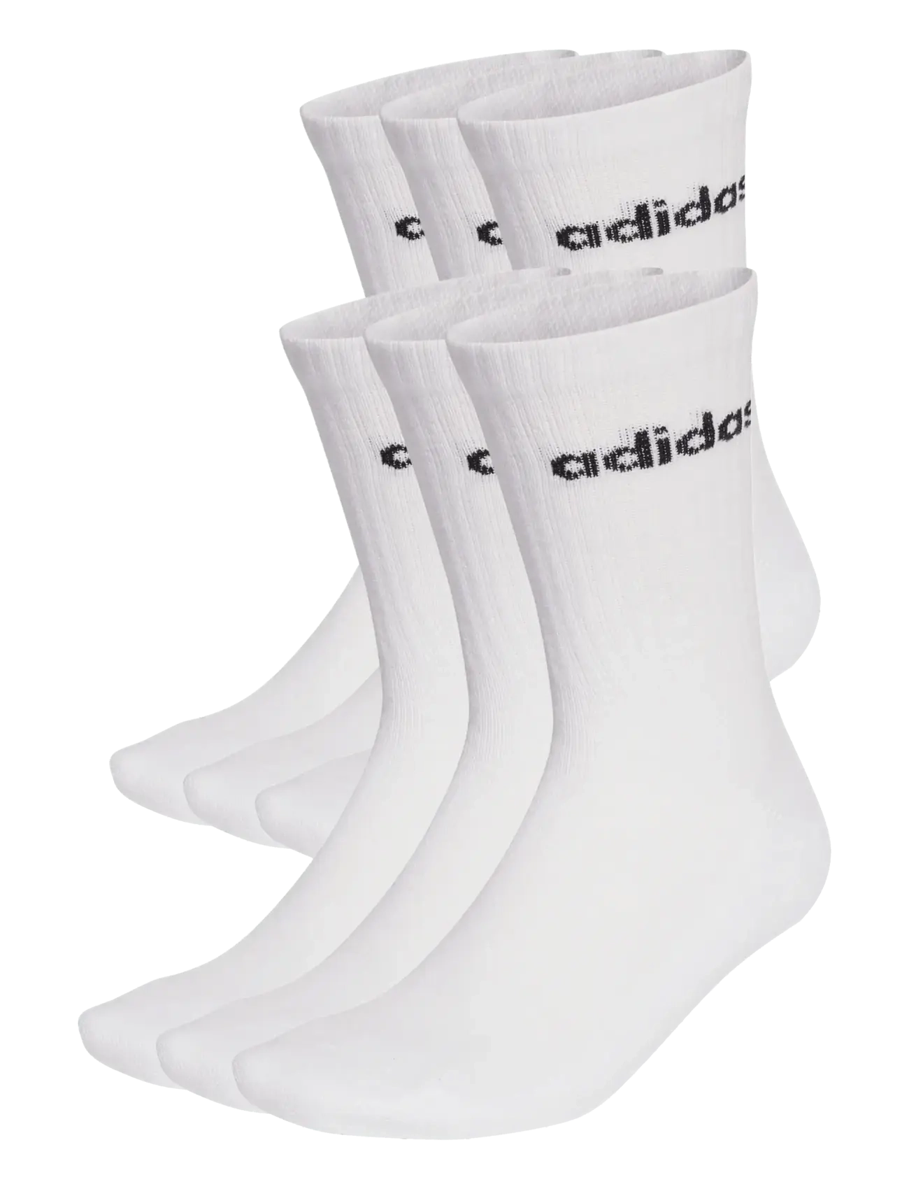 adidas Performance - C LIN CREW 6P - strümpfe - white/black - 0