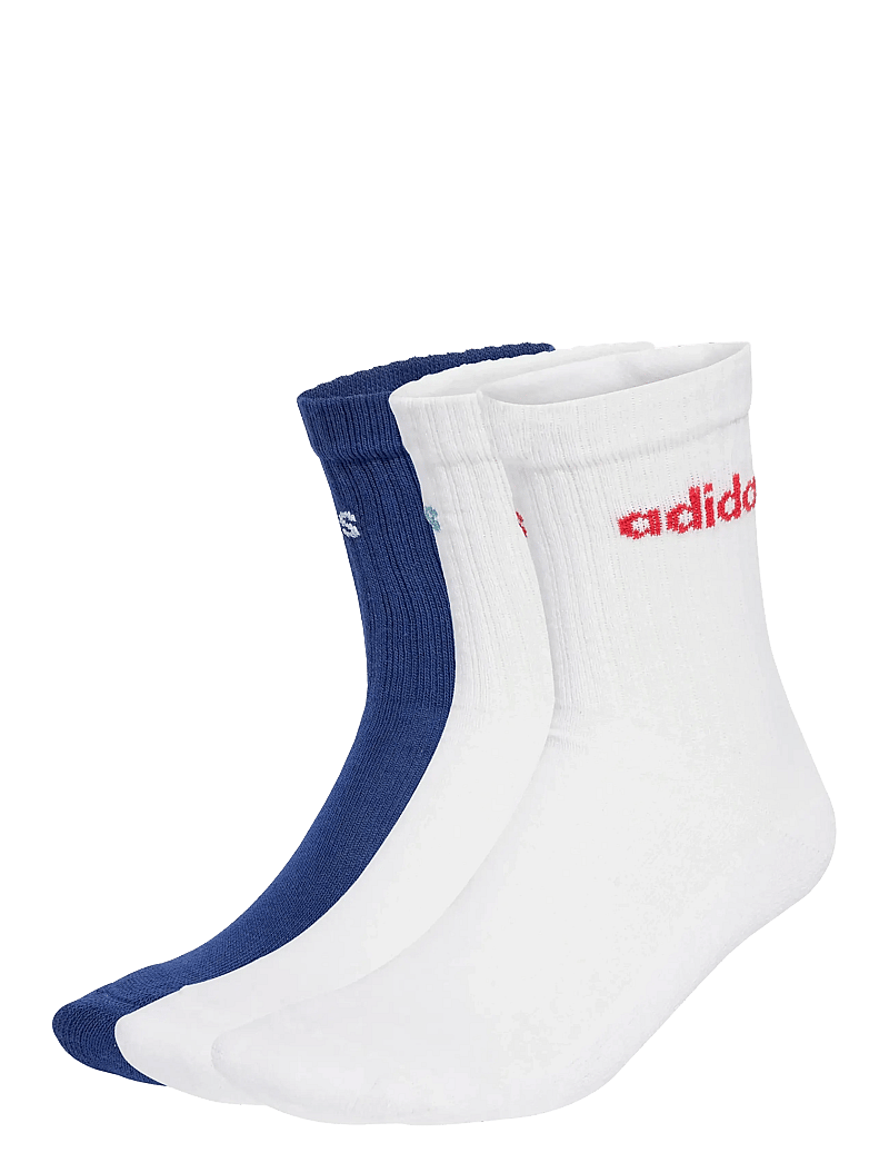 adidas Performance - C LIN CREW 3P - sportstrømper - dkblue/white/white - 0