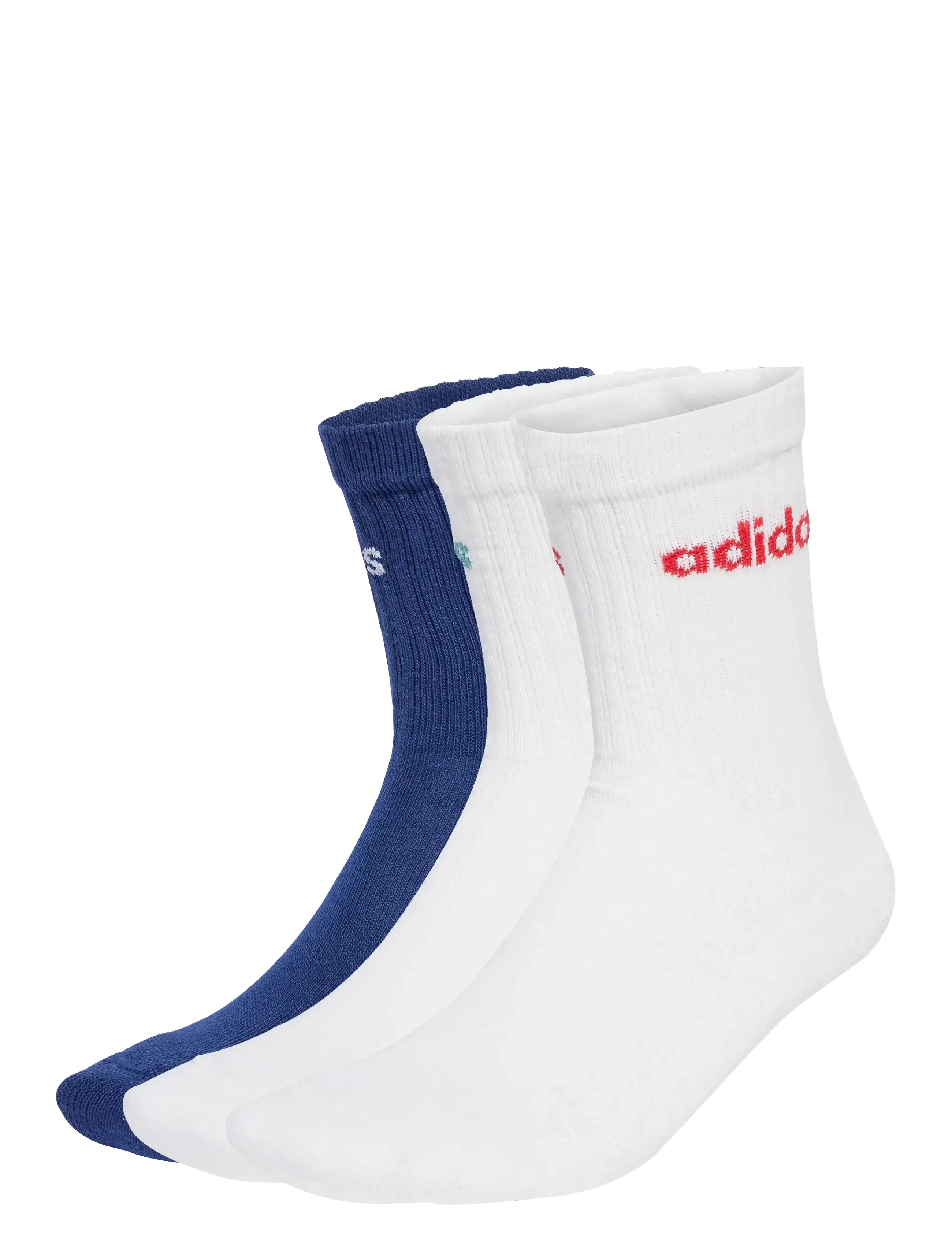 adidas Performance - C LIN CREW 3P - laveste priser - dkblue/white/white - 0