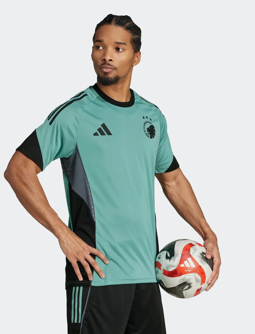 adidas Performance - FCK TR JSY - fußballoberteile - stfaoc/black/onix - 0