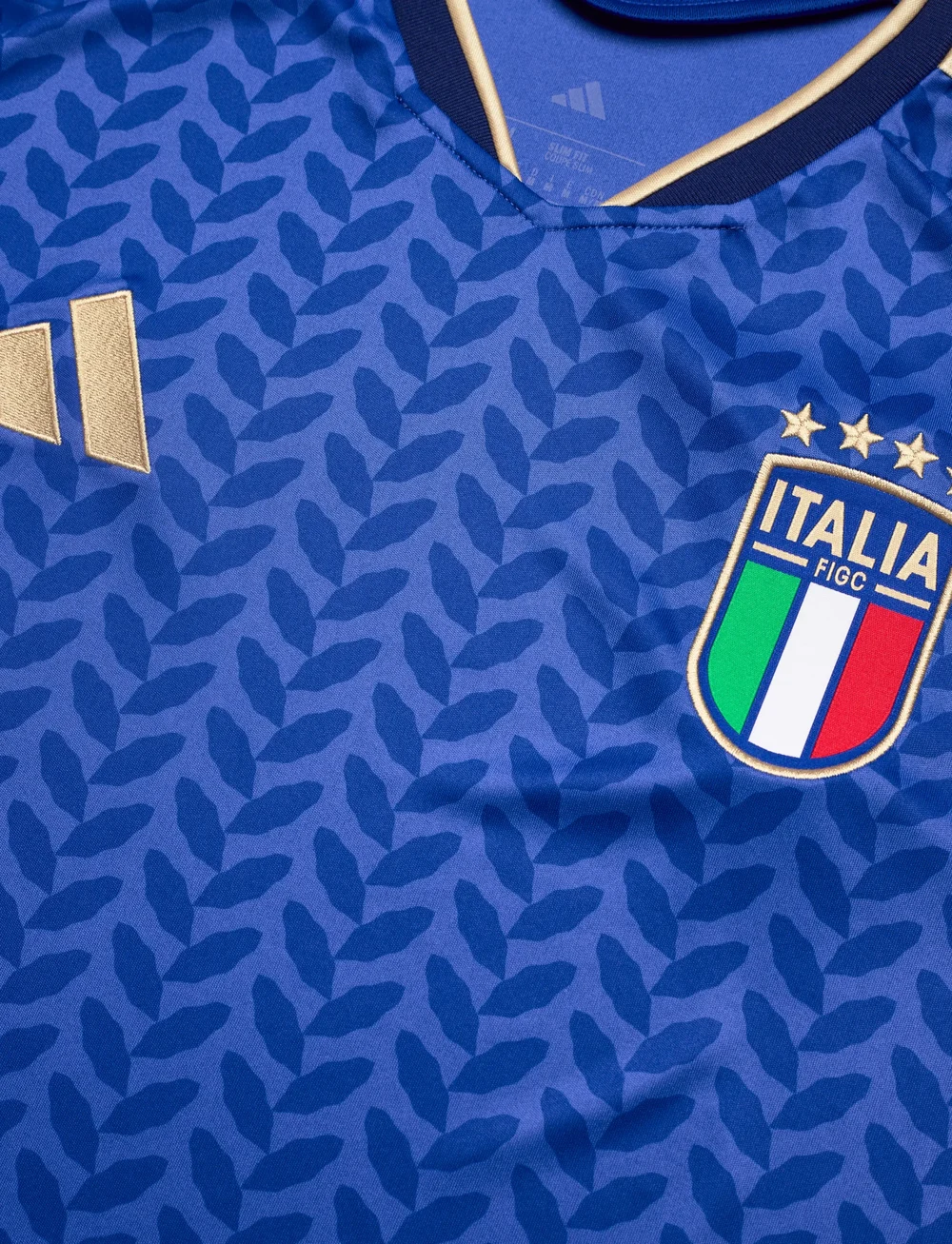 adidas Performance - FIGC H JSY - voetbalshirts - boblue - 4