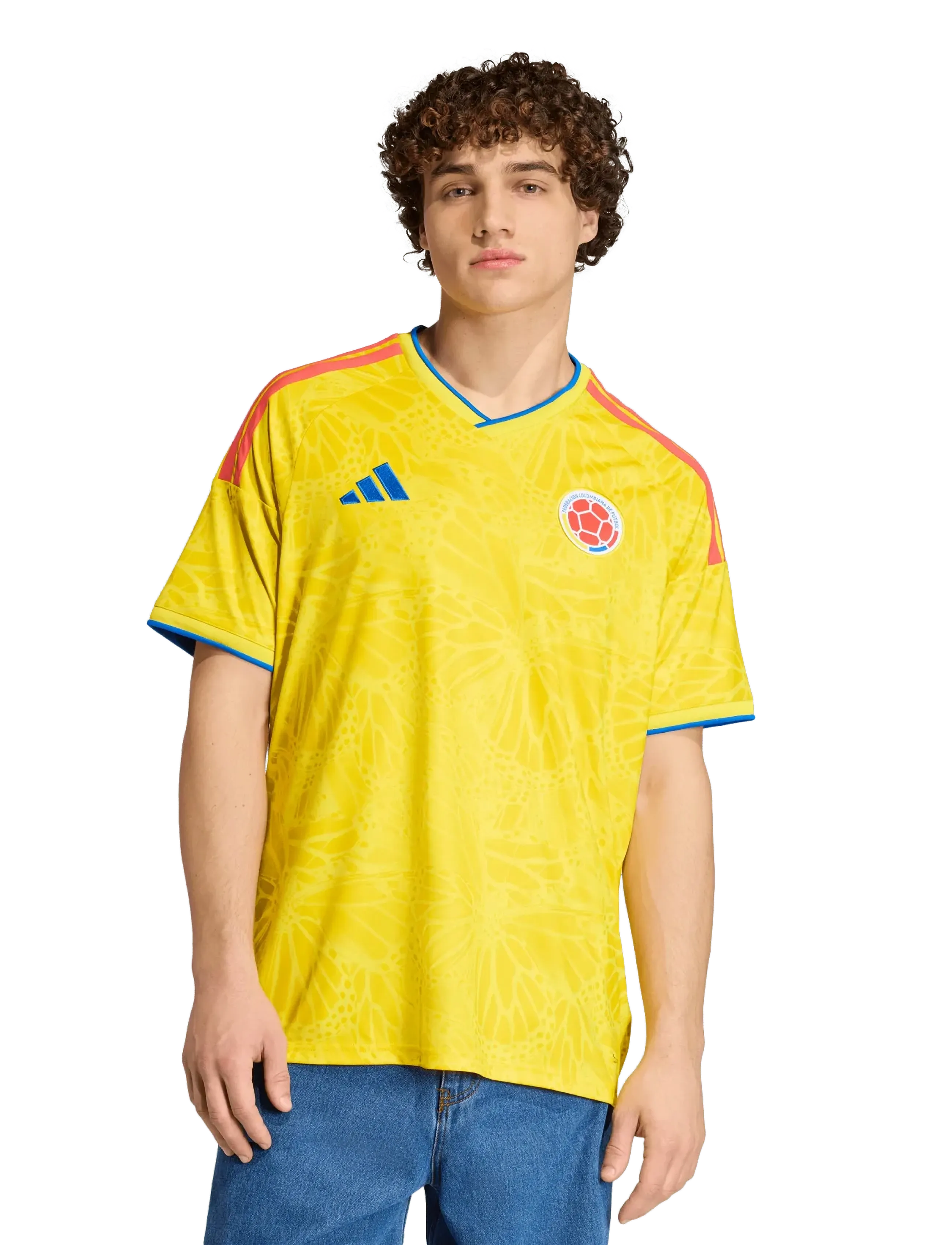 adidas Performance Columbia Fcf Home Jersey, Mænd, Kortærmet Fodboldtrøje, Gul, Str: XXL
