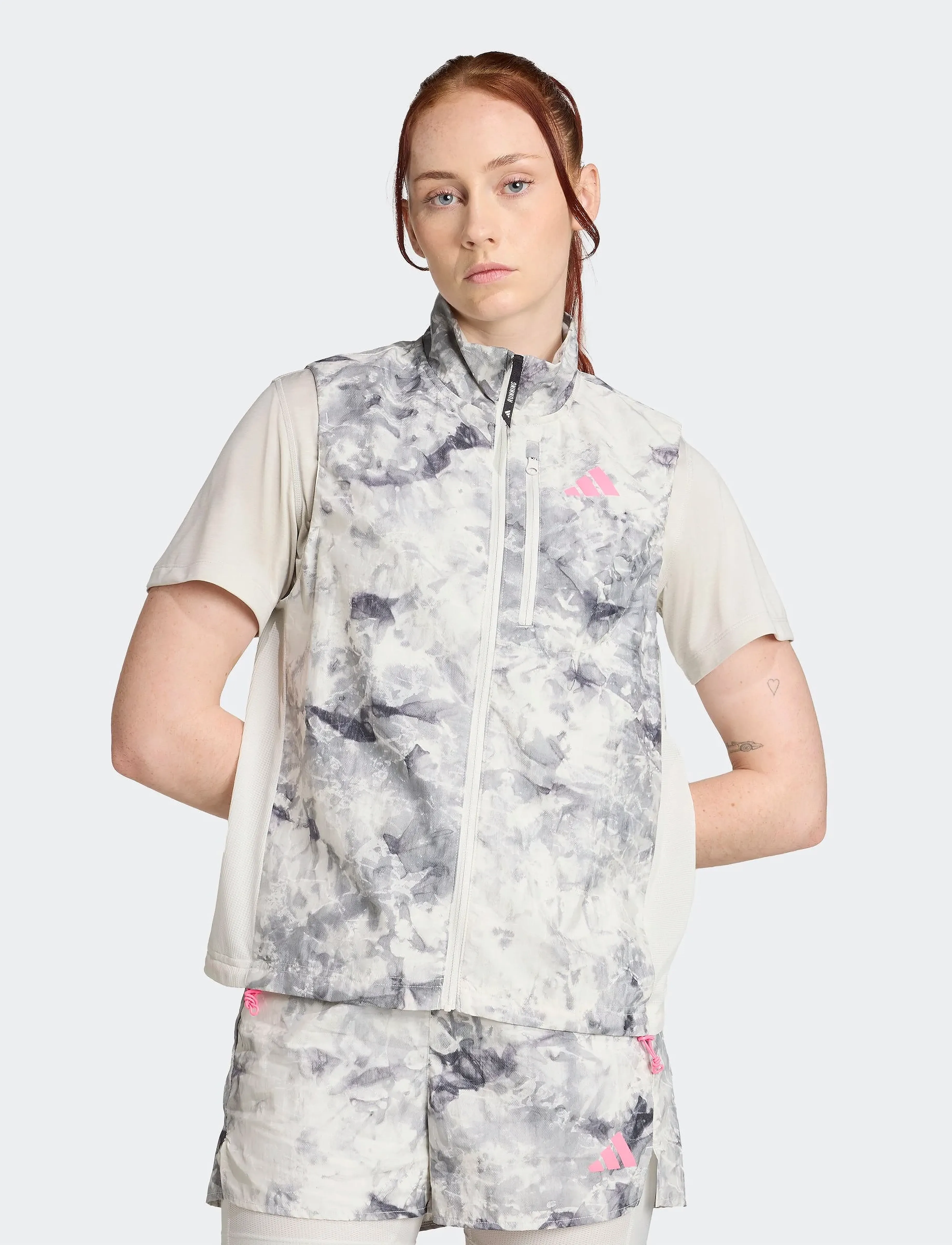 adidas Performance - OTR SD VEST W - overtøj - orbgry/black - 0