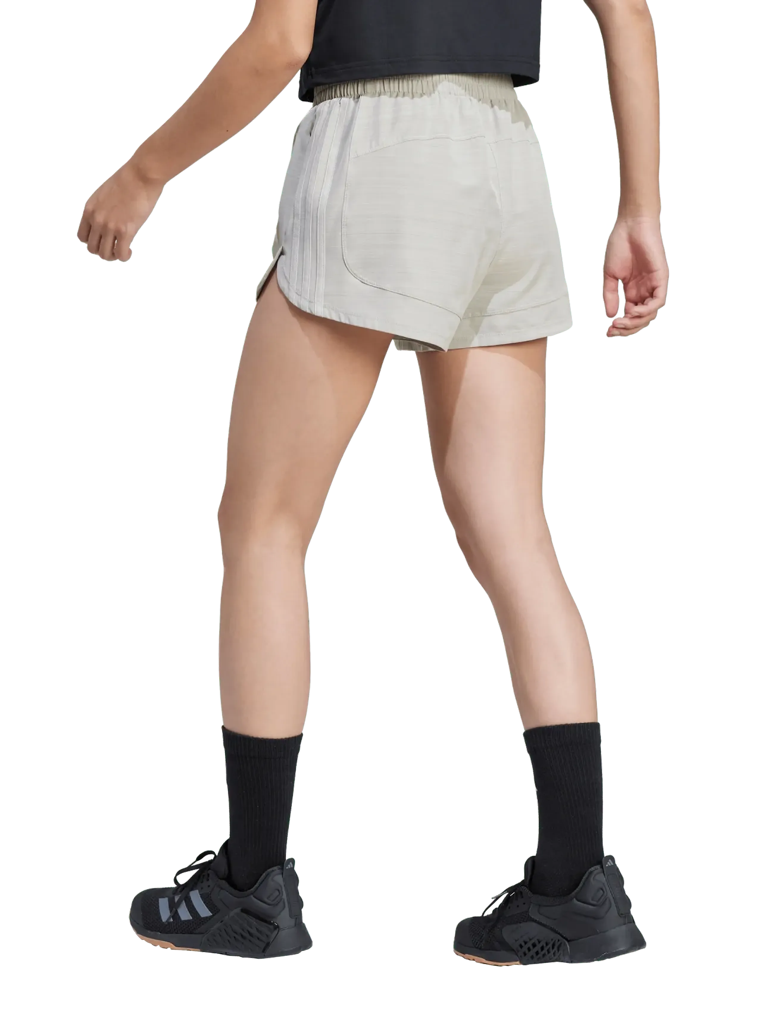 adidas Performance - PACER WVN HIGH - trainings-shorts - woalme/wonalu - 4